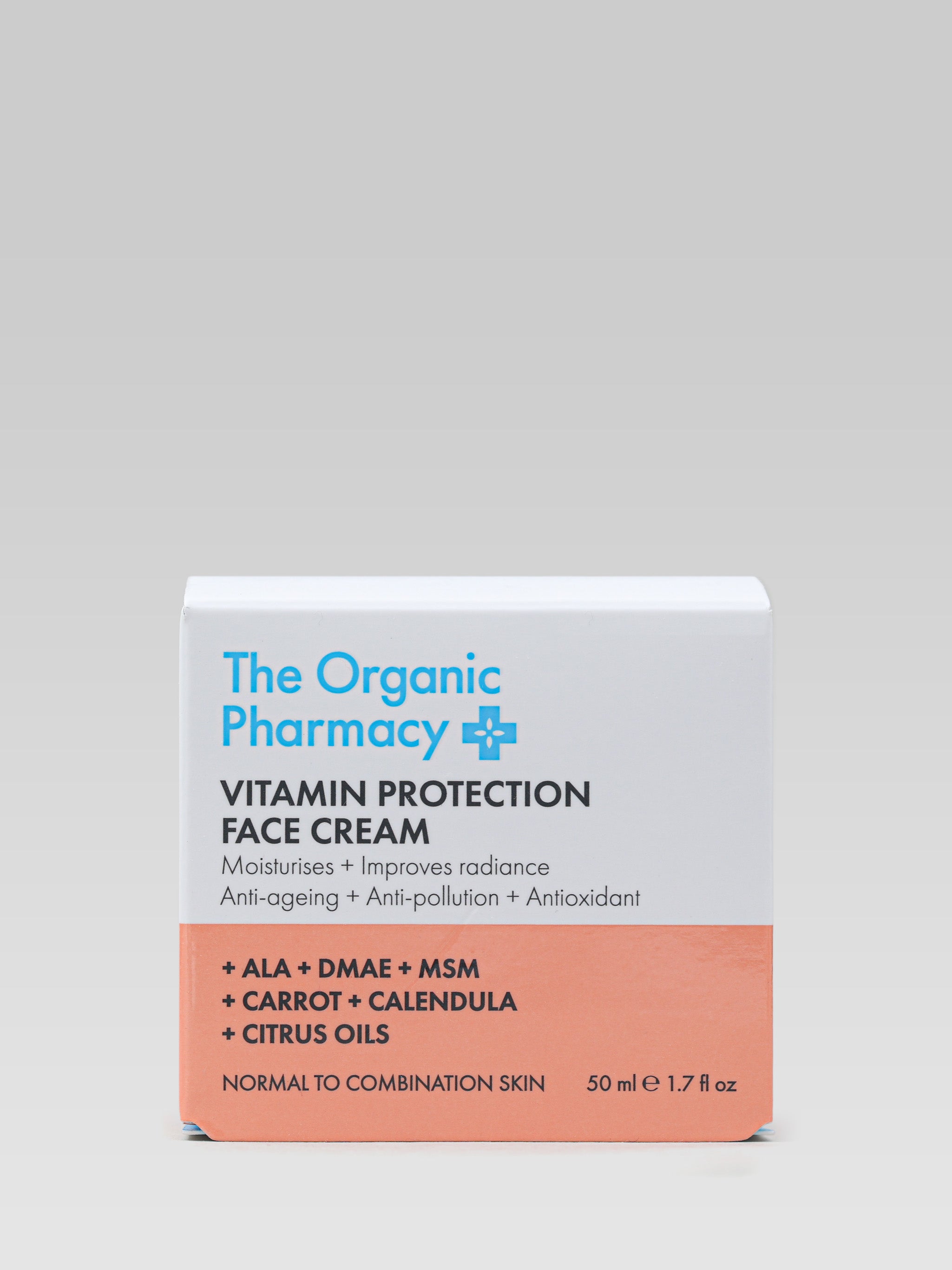 The Organic Pharmacy Vitamin Protection Face Cream packaging