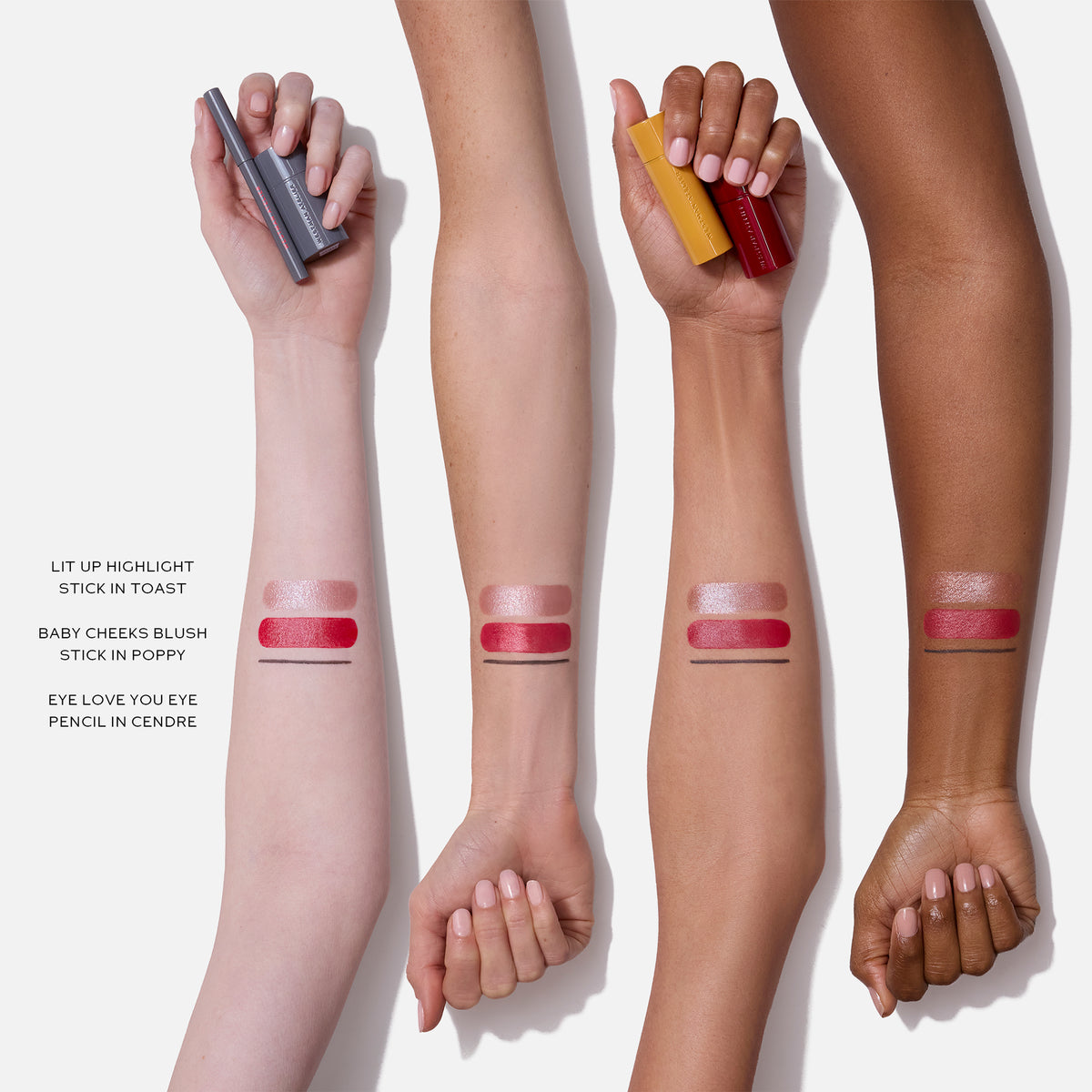 WESTMAN ATELIER Petite Party arm swatches