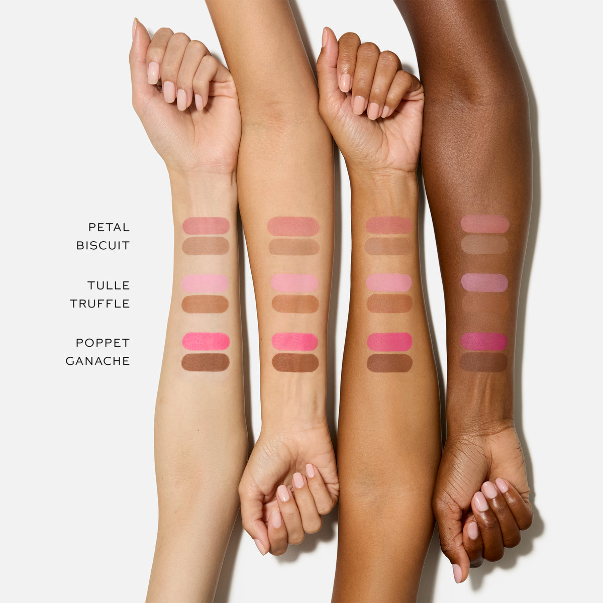 WESTMAN ATELIER Powder Blush & Contour Duo arm swatches