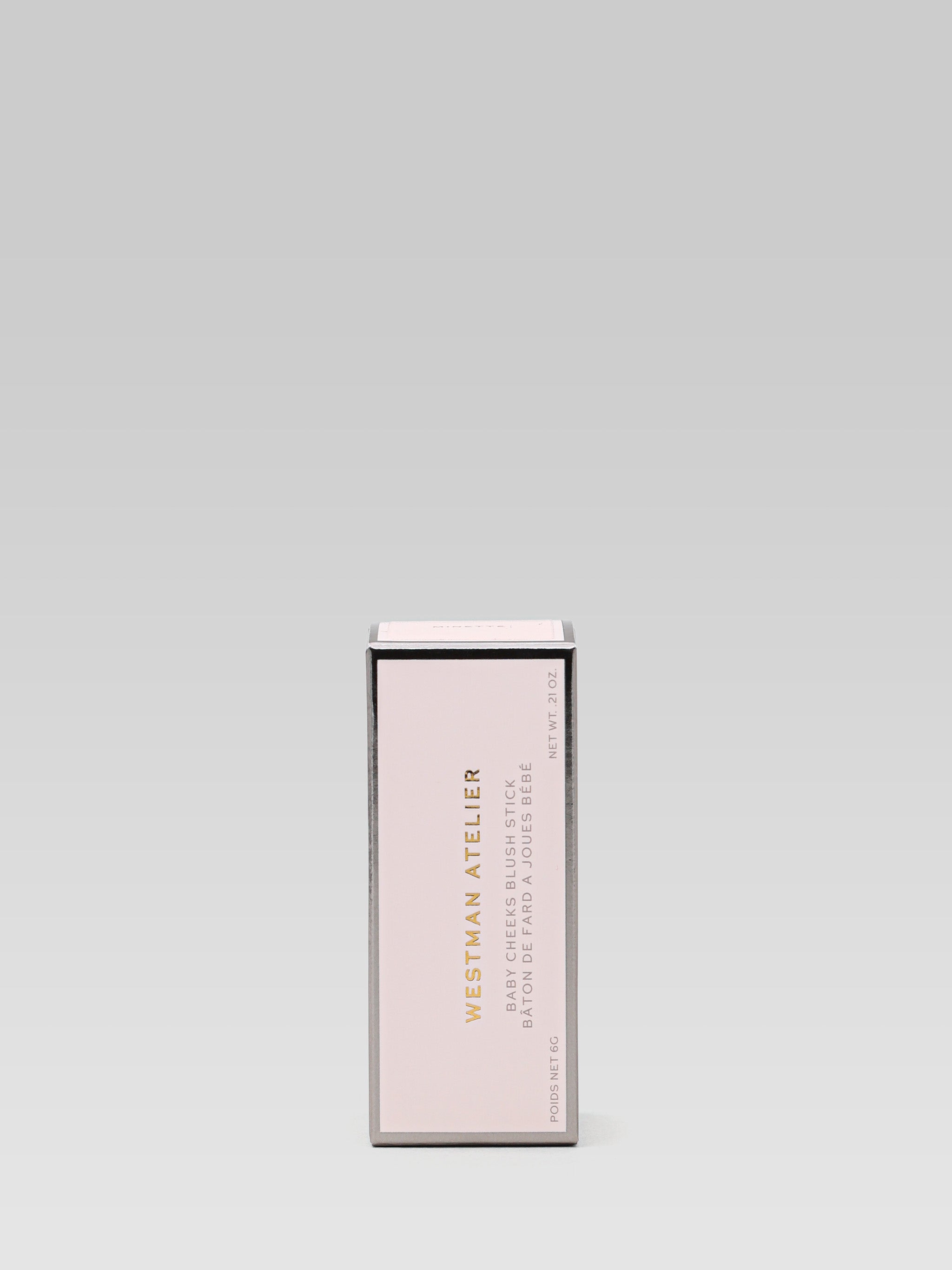 Westman Atelier Baby Cheeks Blush Stick light pink packaging