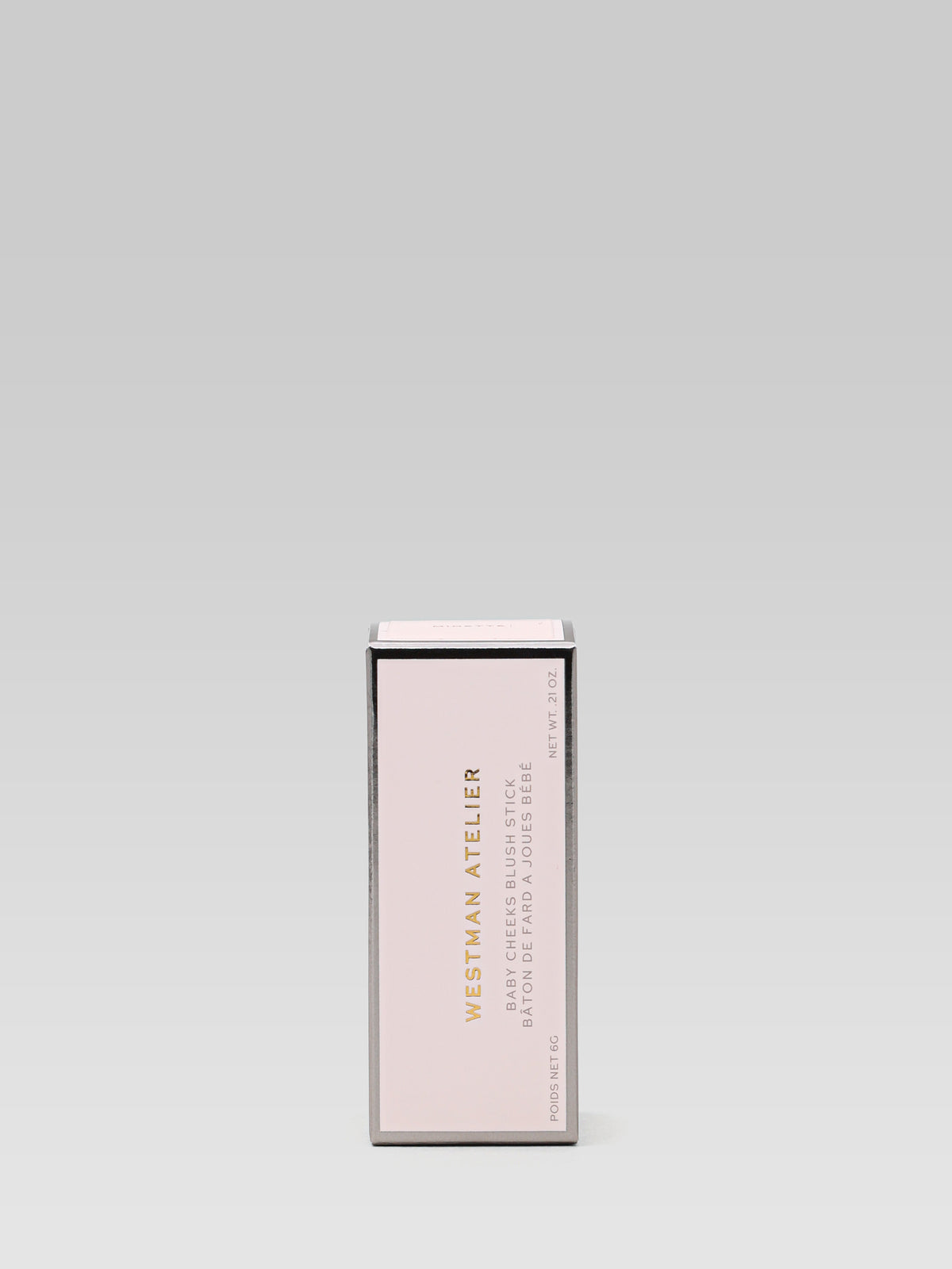 Westman Atelier Baby Cheeks Blush Stick light pink packaging