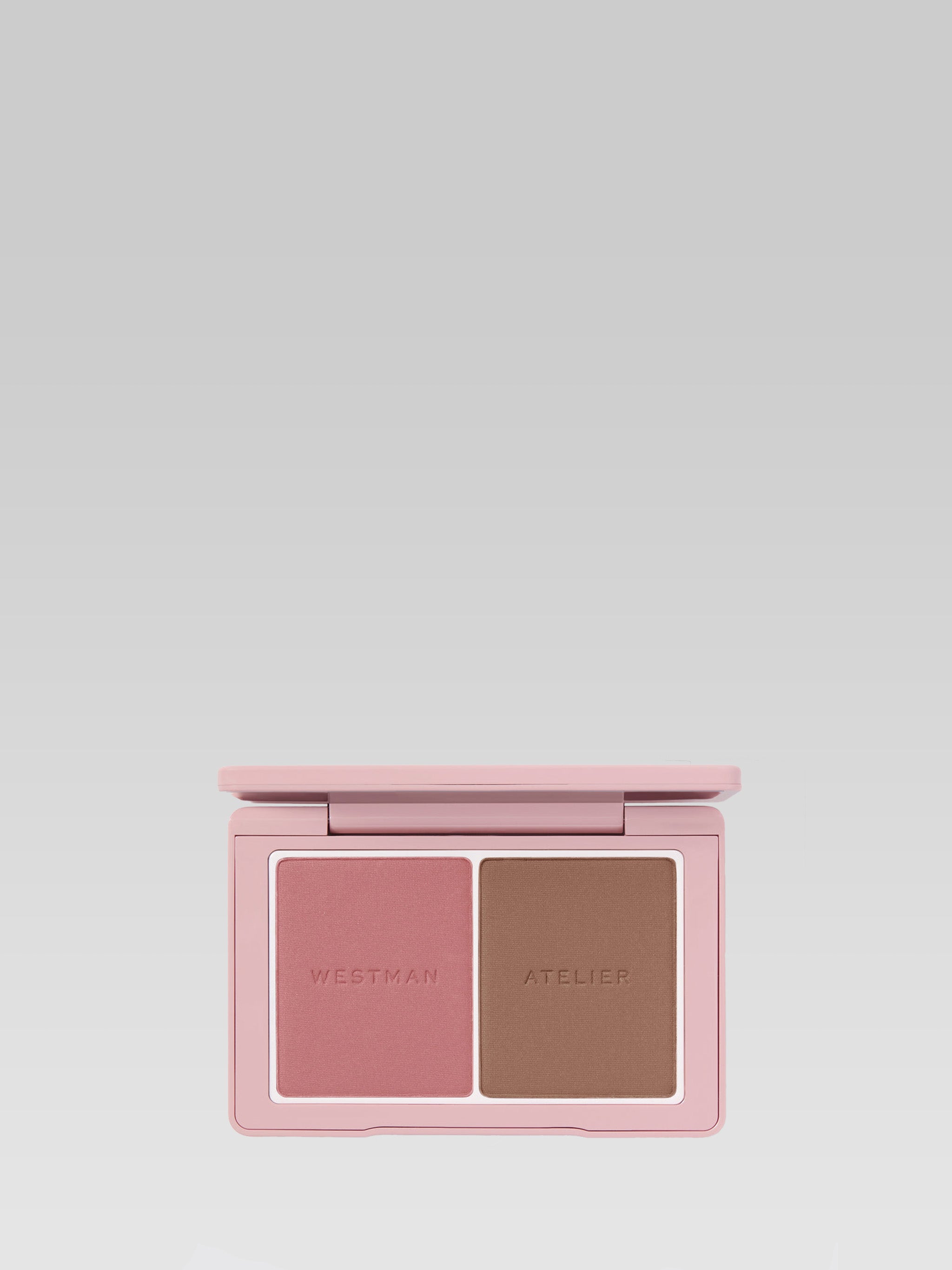 WESTMAN ATELIER Powder Blush & Contour Duo in Petal Biscuit product shot