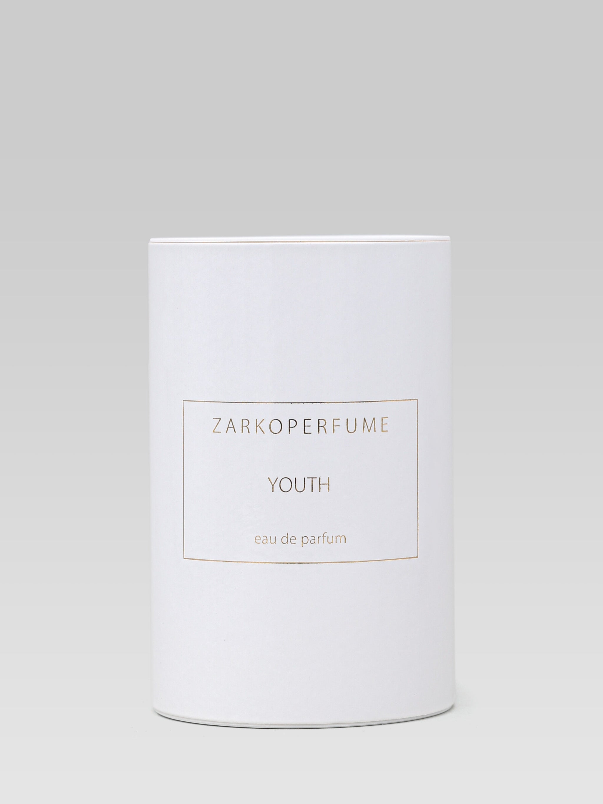 Zarko Perfume Youth product packaging