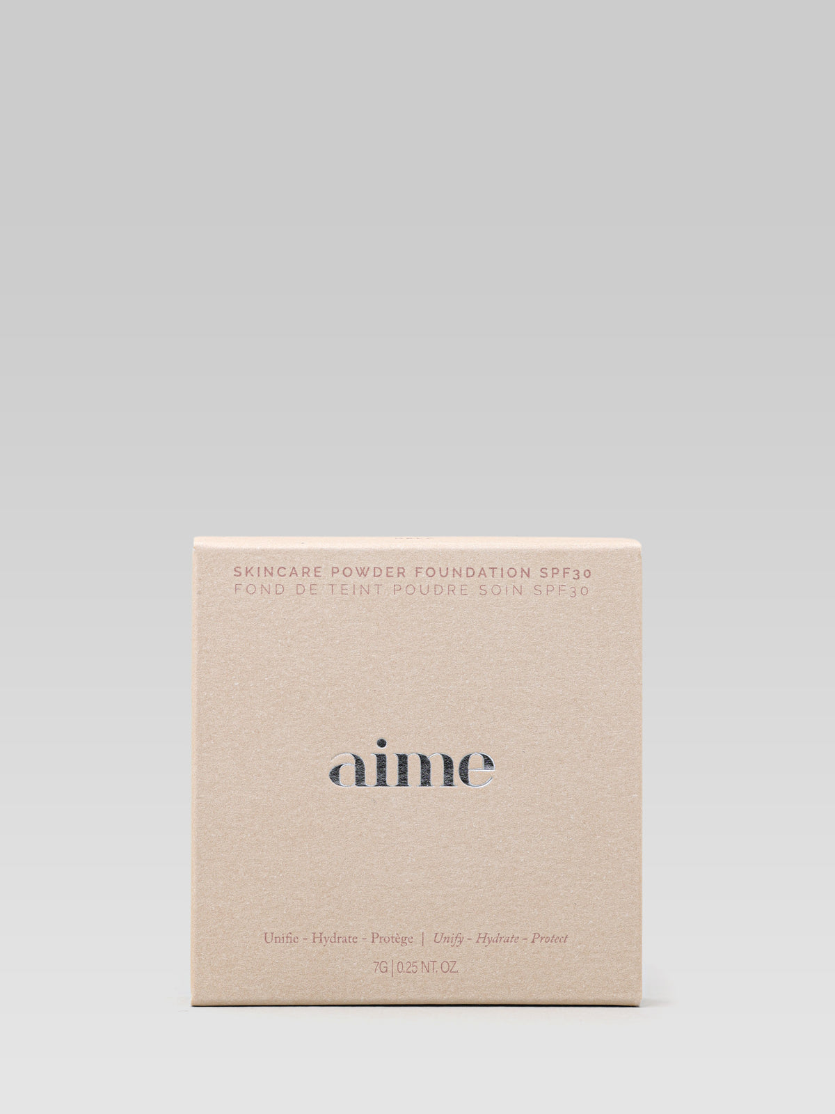 AIME Skincare Powder Foundation SPF 30 packaging