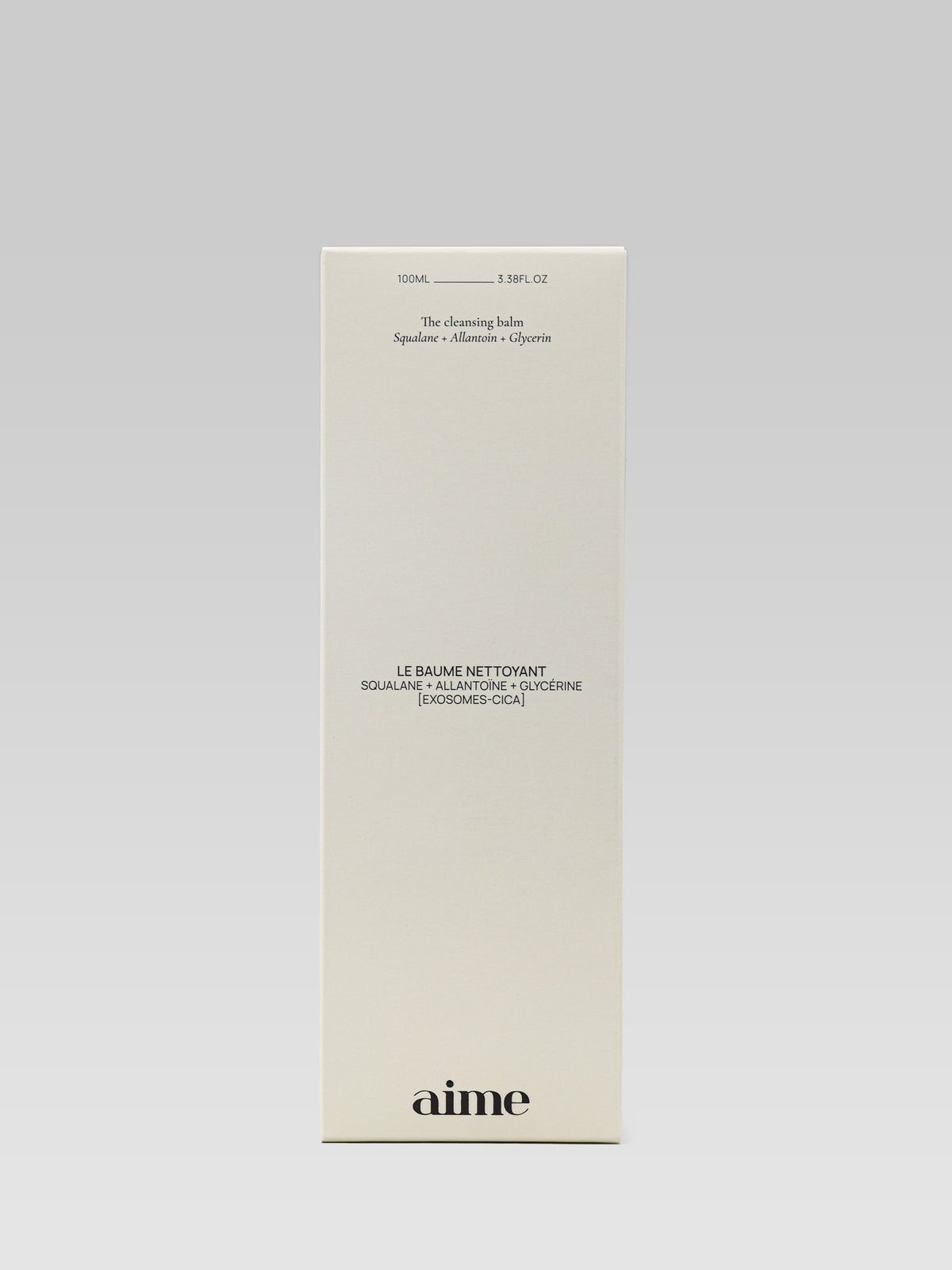AIME The Cleansing Balm skincare packaging