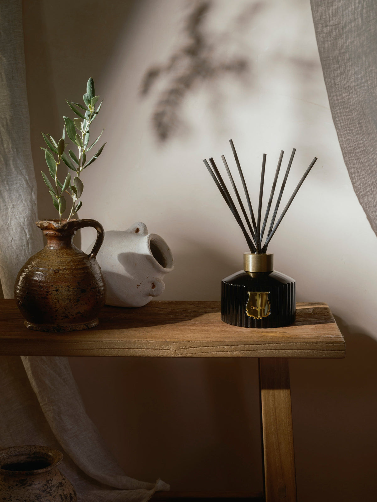 Cire Trudon Cyrnos reed diffuser in an elegant interior