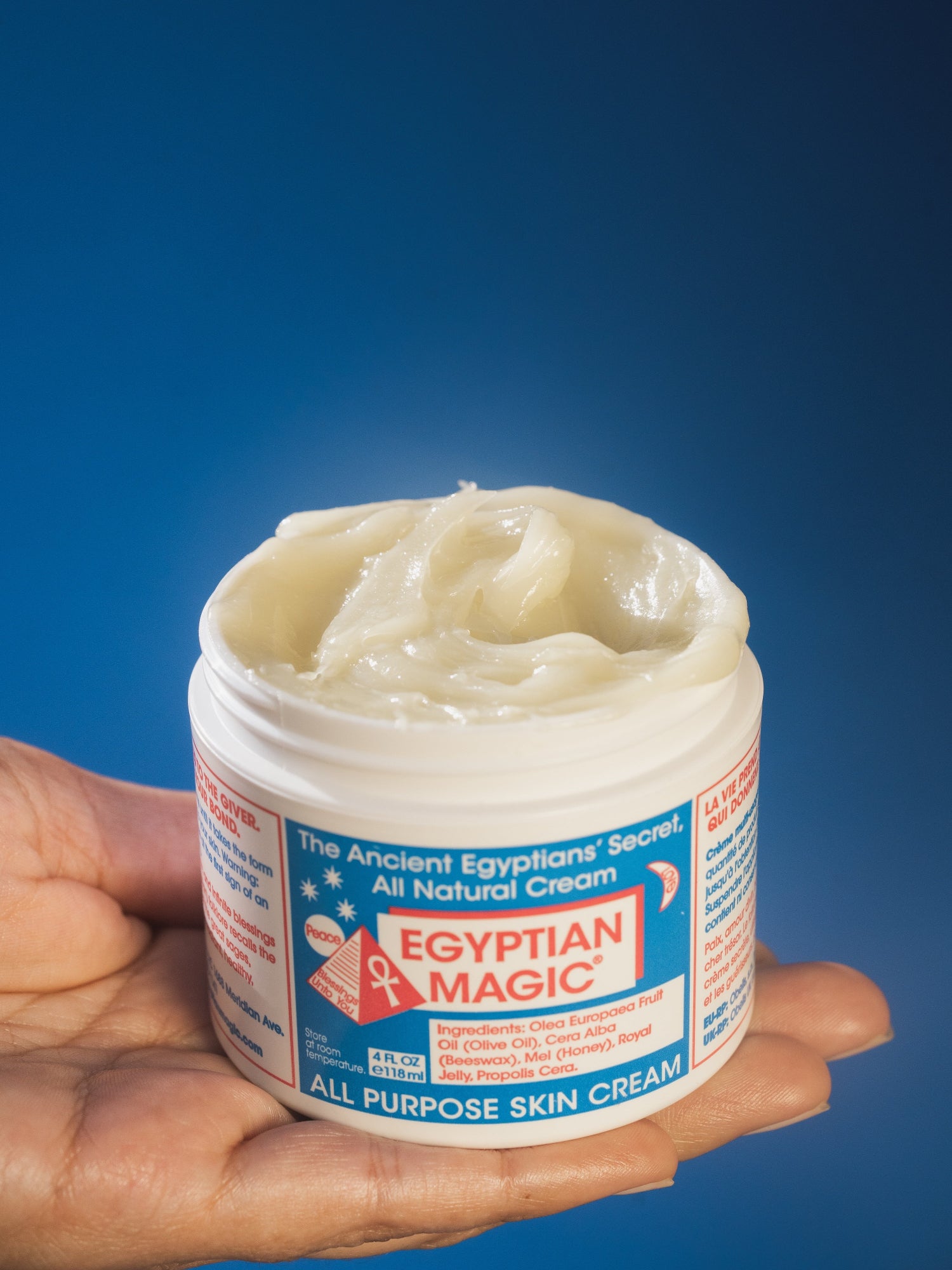Egyptian Magic All Purpose Skin Cream with cream texture