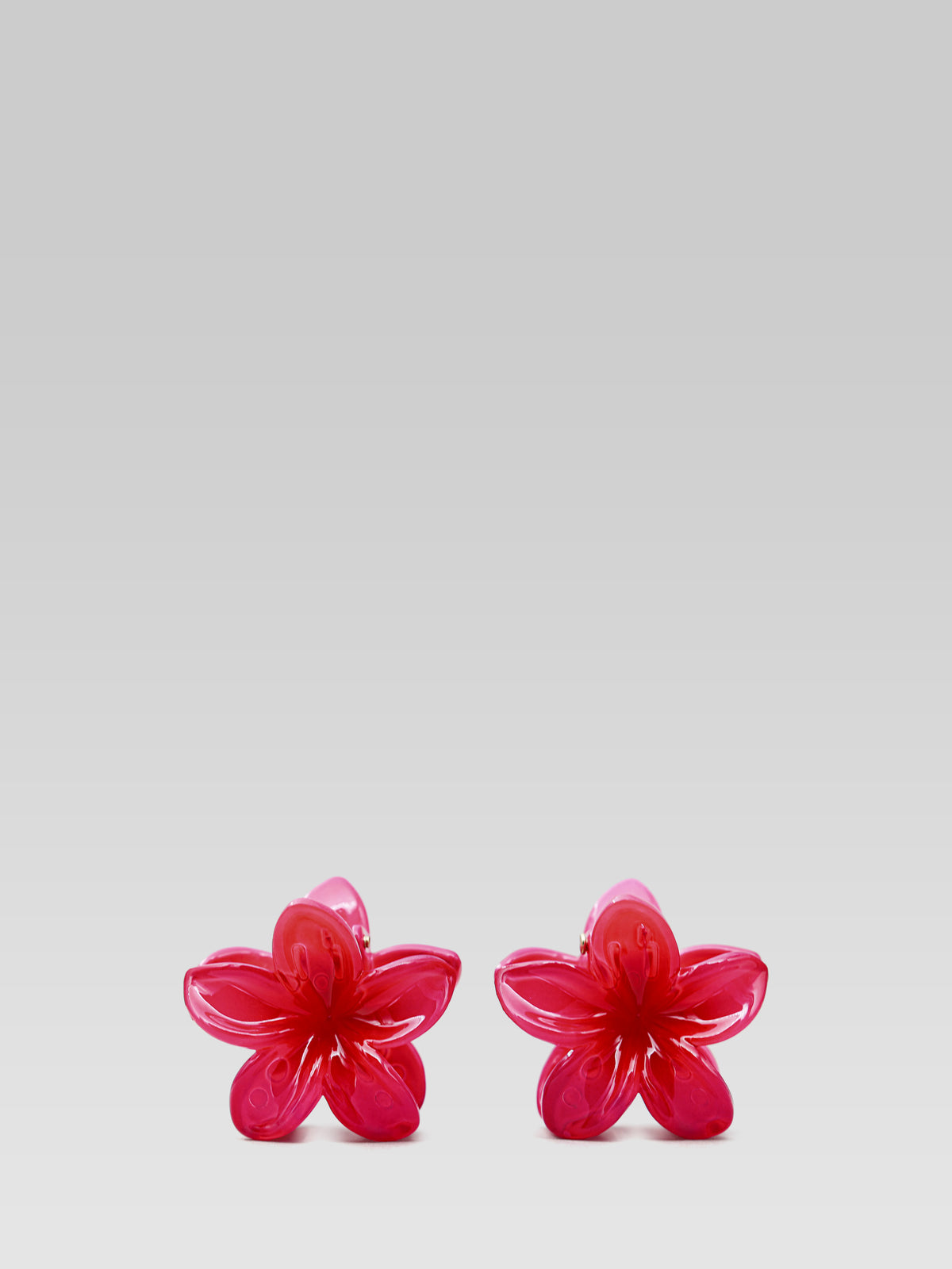 Emi Jay Baby Super Bloom Clips in Cherry Kiss flower hair clips
