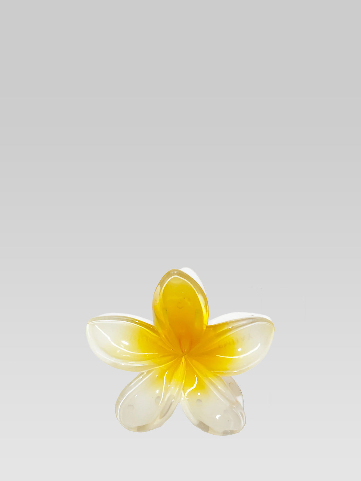 Emi Jay Midi Bloom Clip in Coconut flower-shaped hair claw clip
