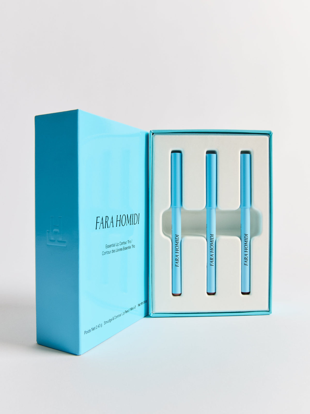 FARA HOMIDI Essential Lip Contour Trio with three lip contour products