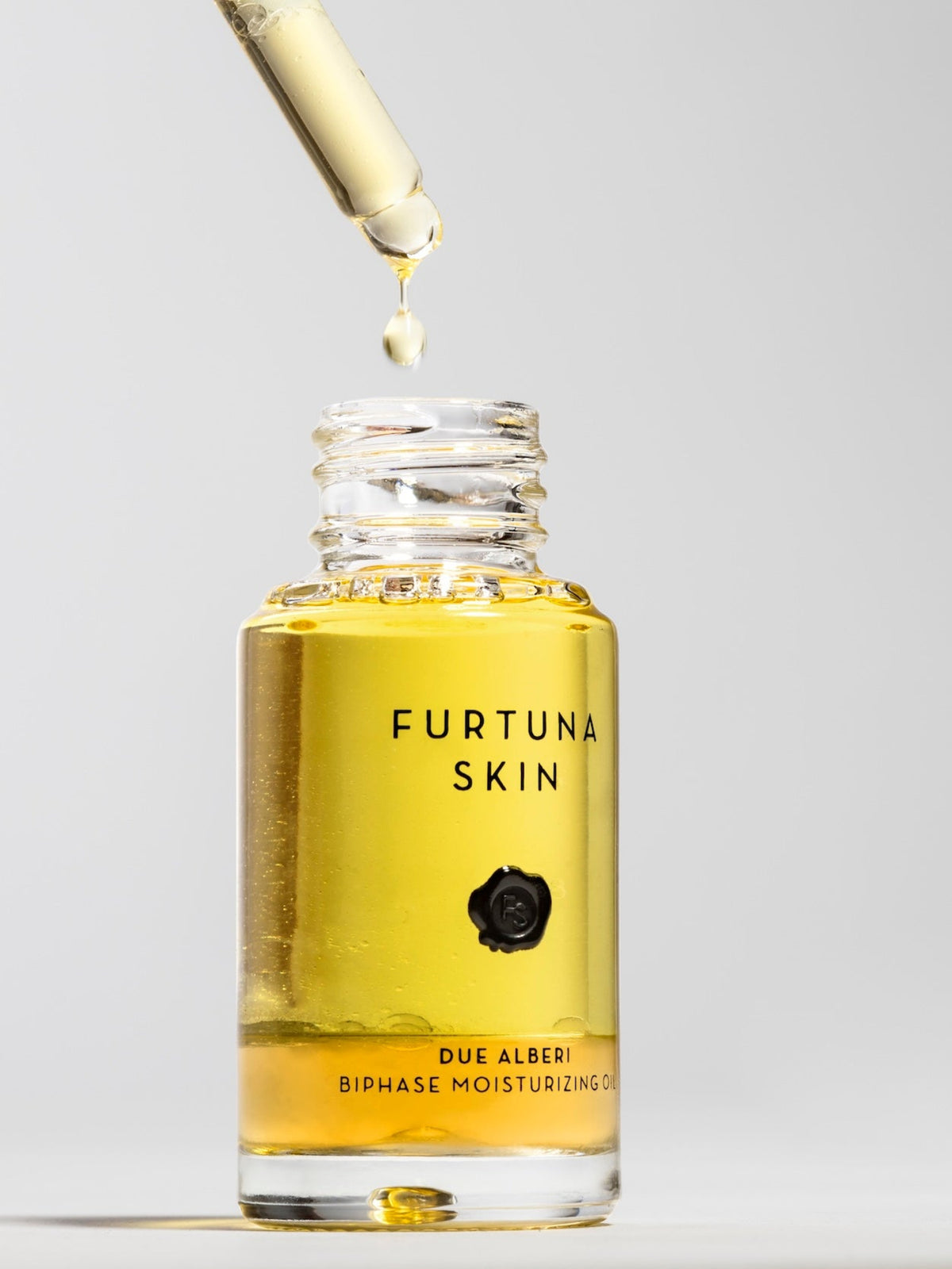 Furtuna Skin Due Alberi Biphase Moisturizing Oil travel size with dropper