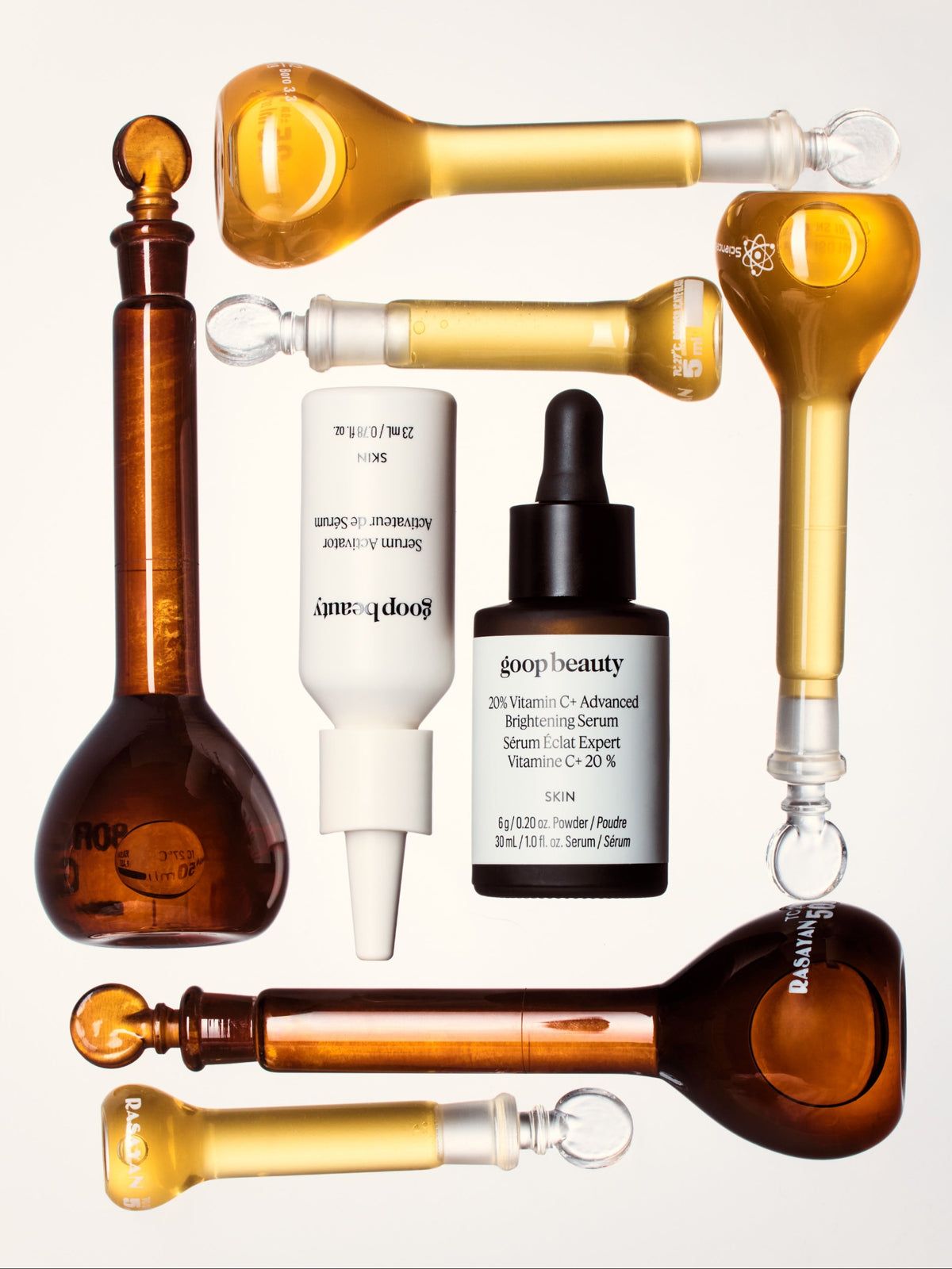 goop beauty 20% Vitamin C + Hyaluronic Acid Glow Serum with serum activator