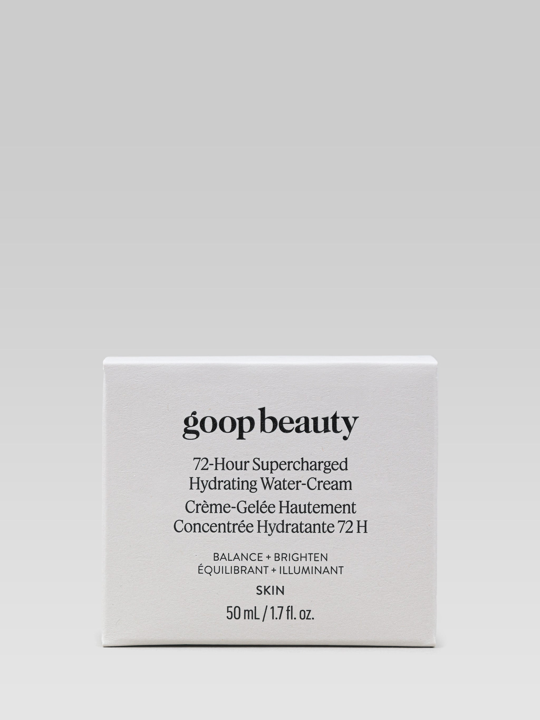 goop beauty 72-Hour Supercharged Hydrating Water-Cream packaging