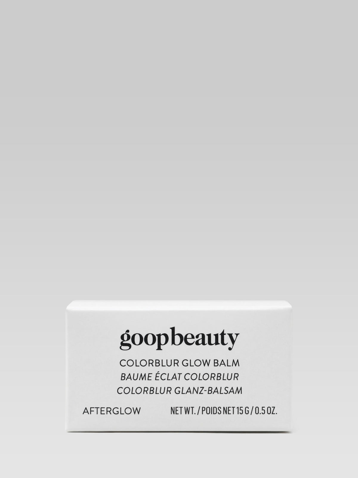 goop beauty Colorblurb Glow Balm Afterglow packaging