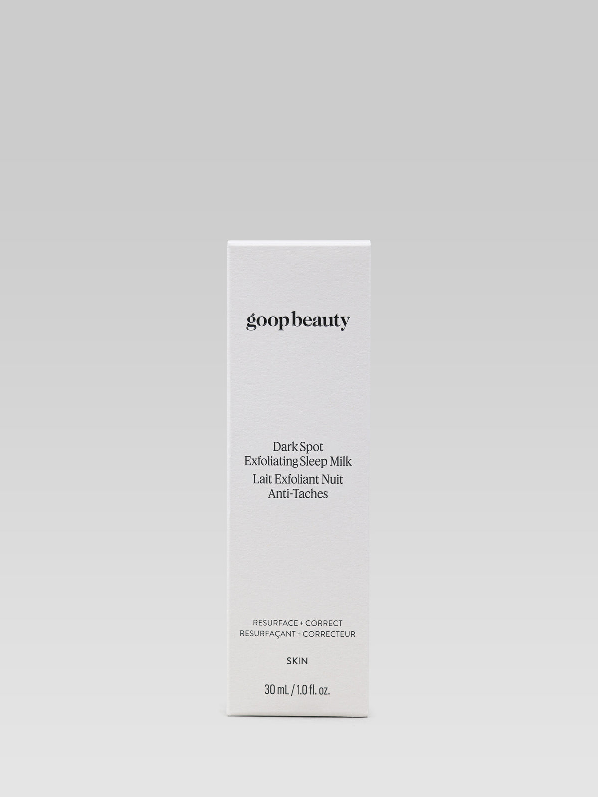 goop beauty Dark Spot Exfoliating Sleep Milk packaging