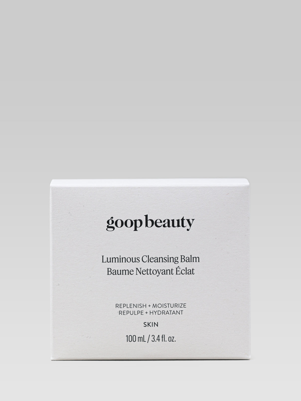goop beauty Luminous Cleansing Balm packaging
