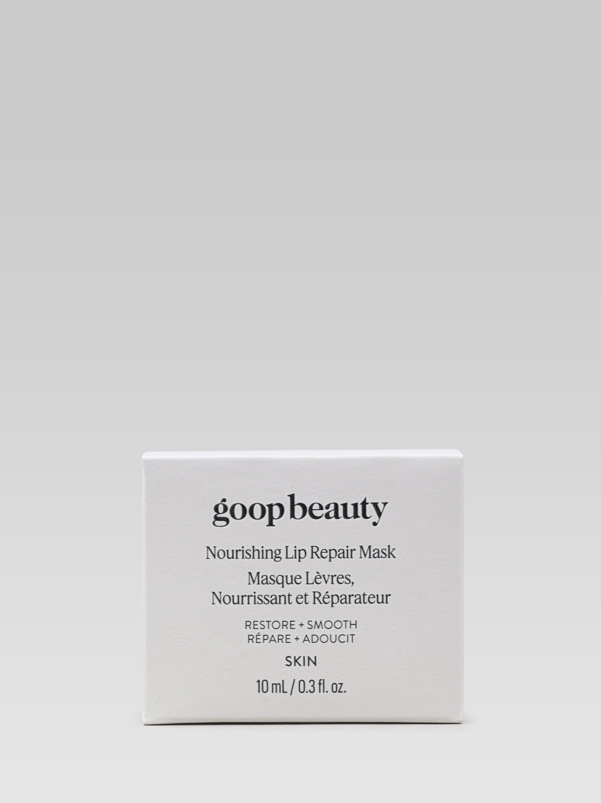 goop Nourishing Lip Repair Mask skincare packaging