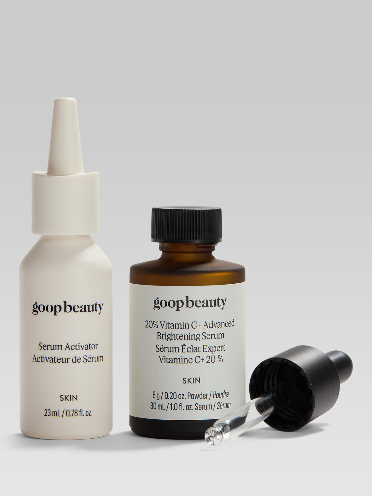 goop beauty 20% Vitamin C+ Advanced Brightening Serum product shot