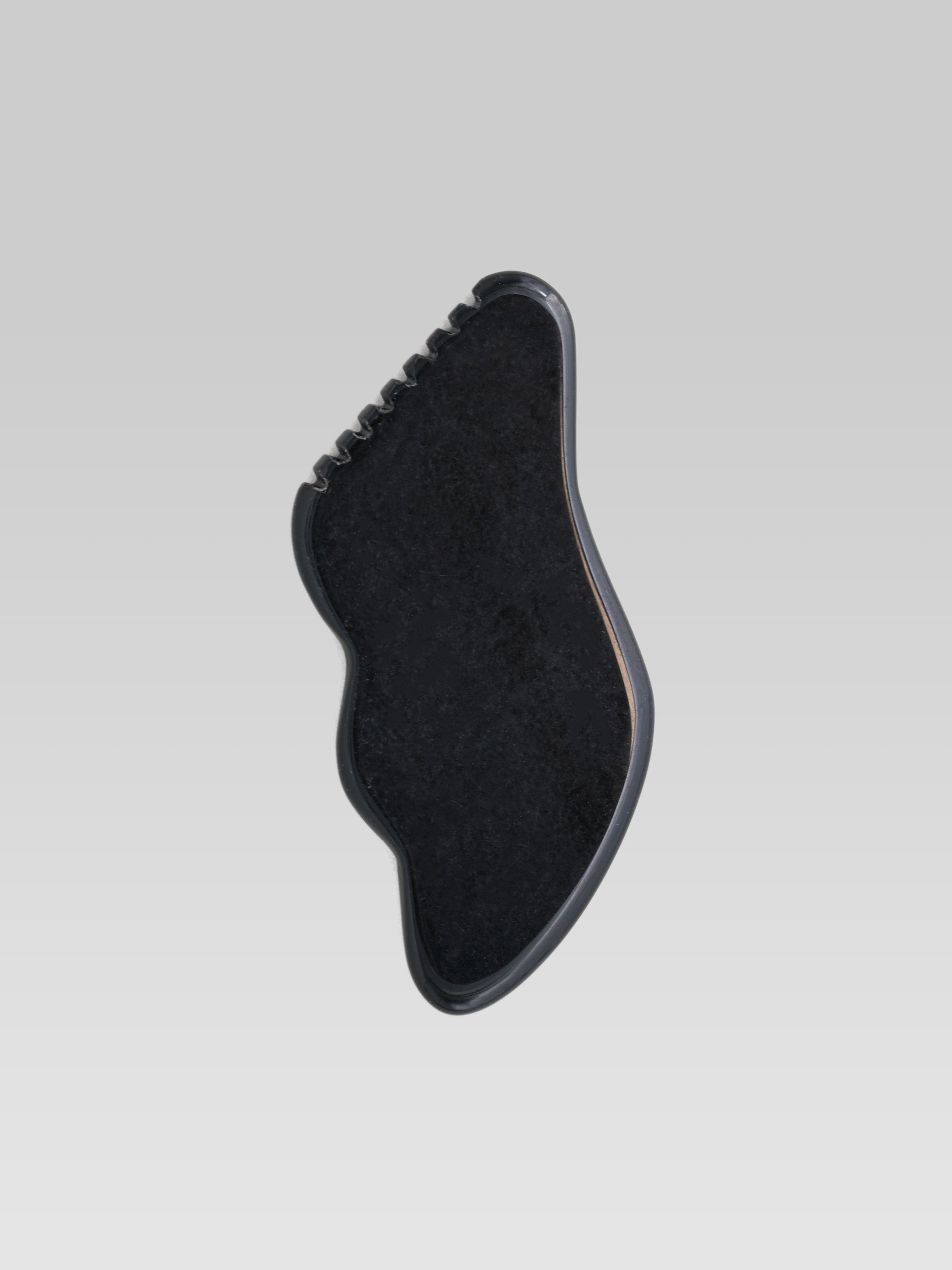 GREENLANE Obsidian Gua Sha Stone for facial massage and skincare