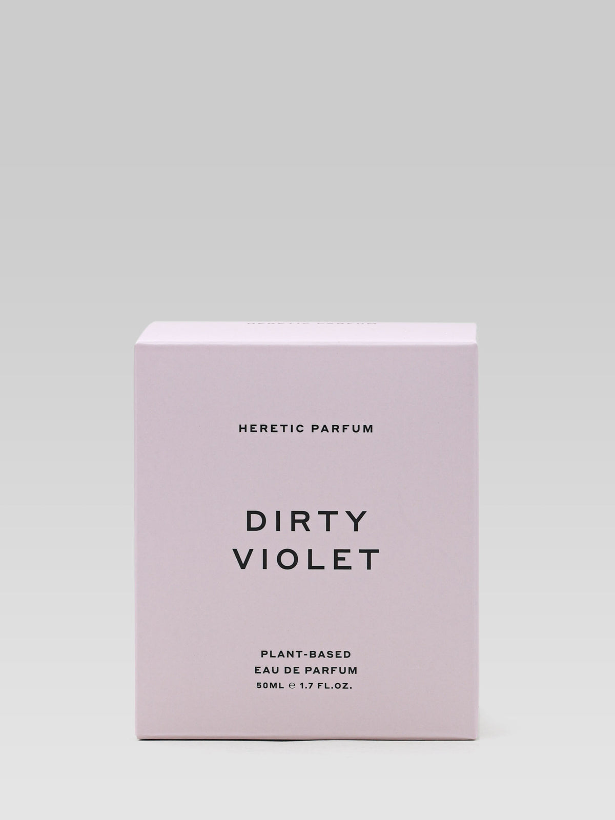 Heretic Parfum Dirty Violet 50ml Eau de Parfum packaging