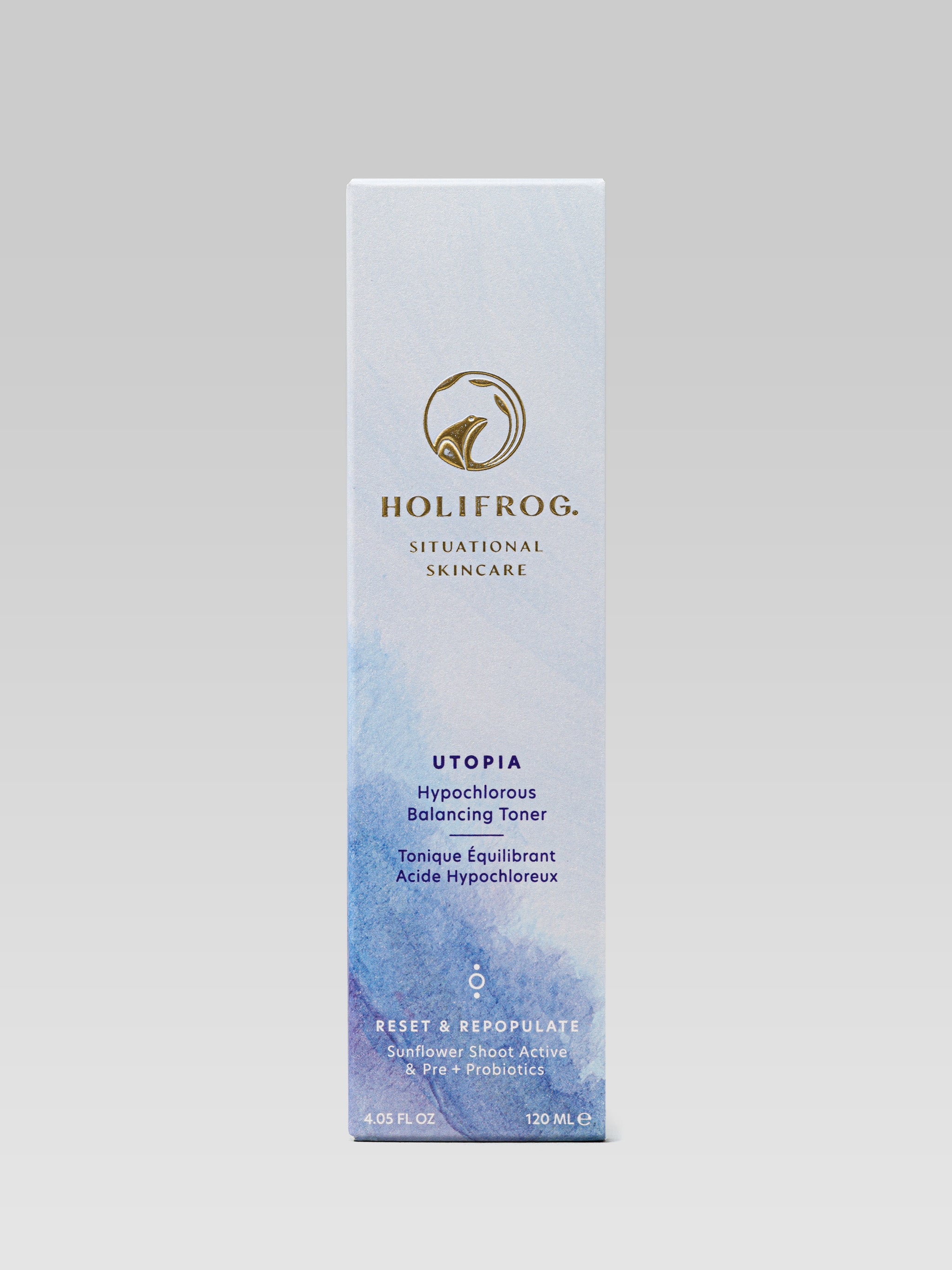 HOLIFROG Utopia Microflora Toner packaging