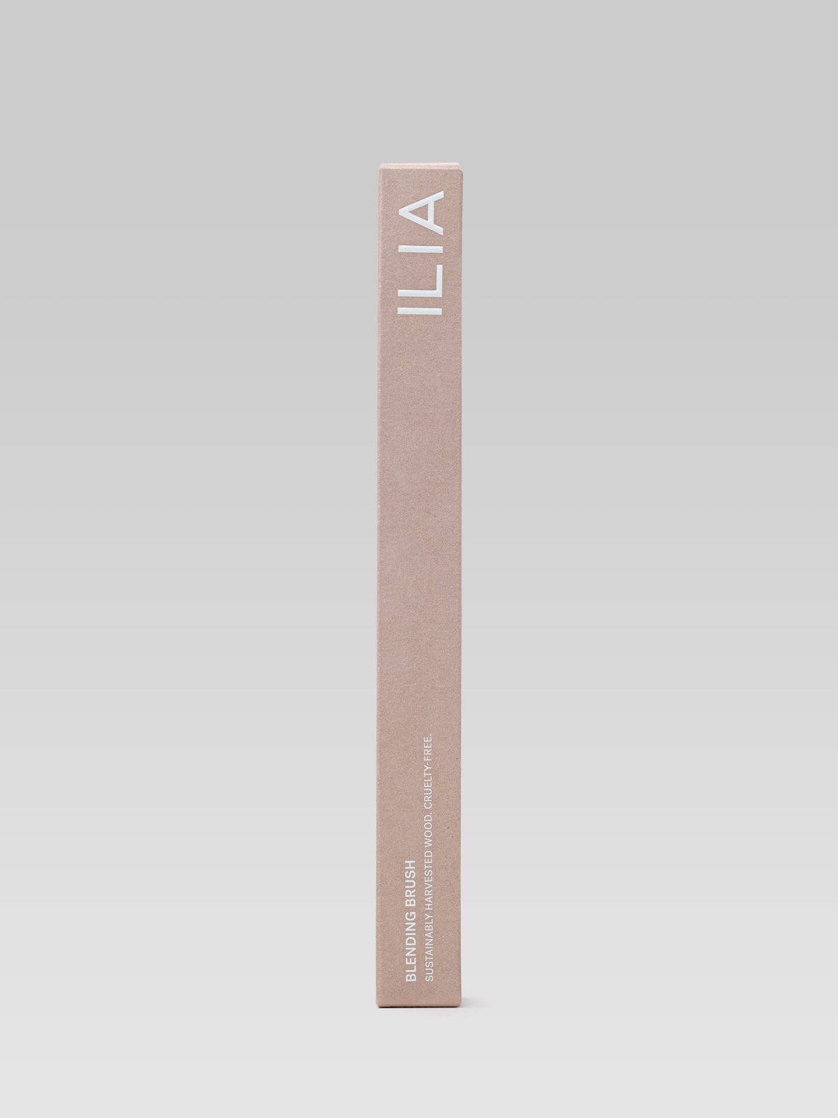 ILIA BEAUTY Blending Brush in its slim beige packaging box with white ILIA branding.