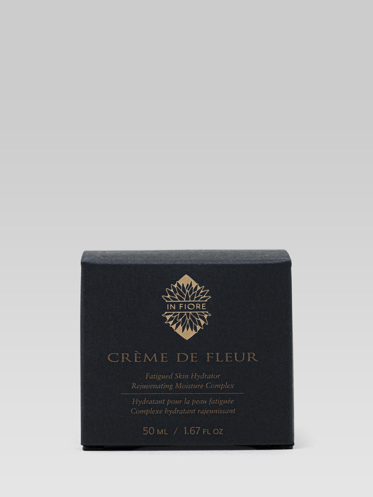 IN FIORE Crème de Fleur Rejuvenating Moisture Complex cream packaging in a black box