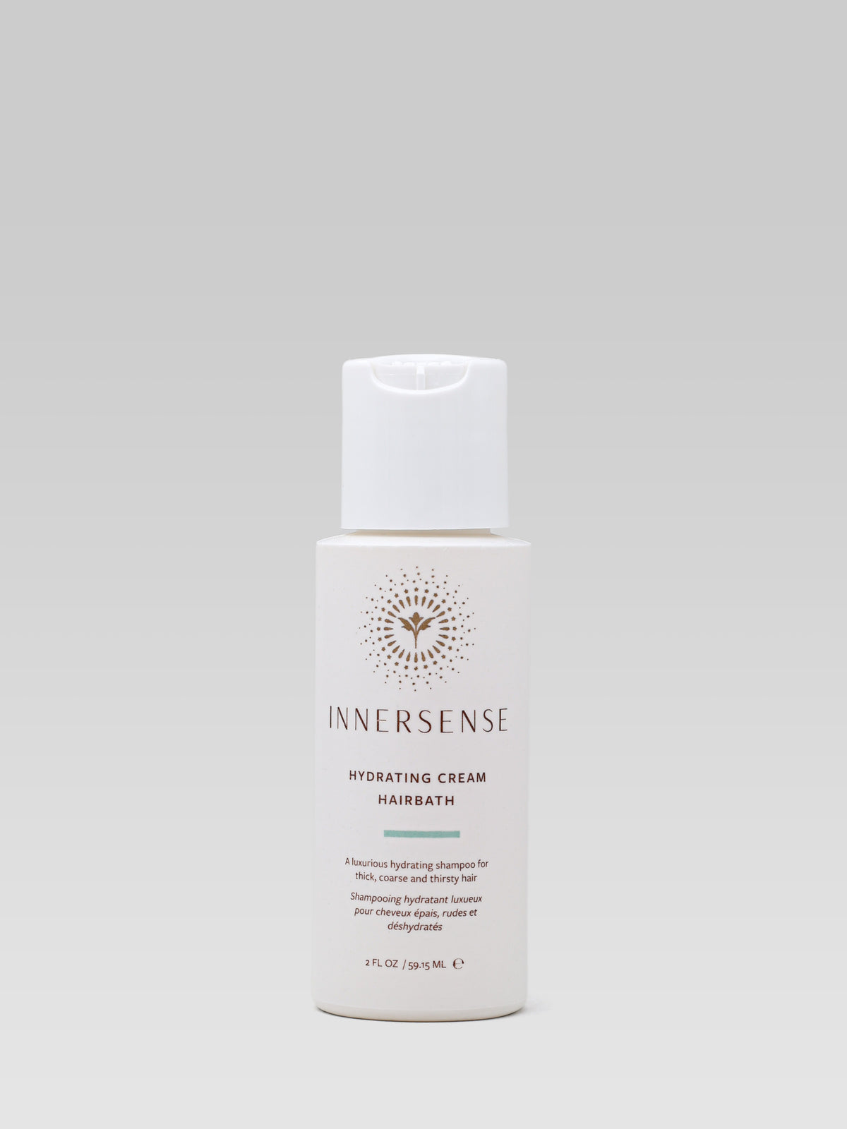 INNERSENSE Hydrating Cream Hairbath Shampoo for thick, coarse and thirsty hair travel size