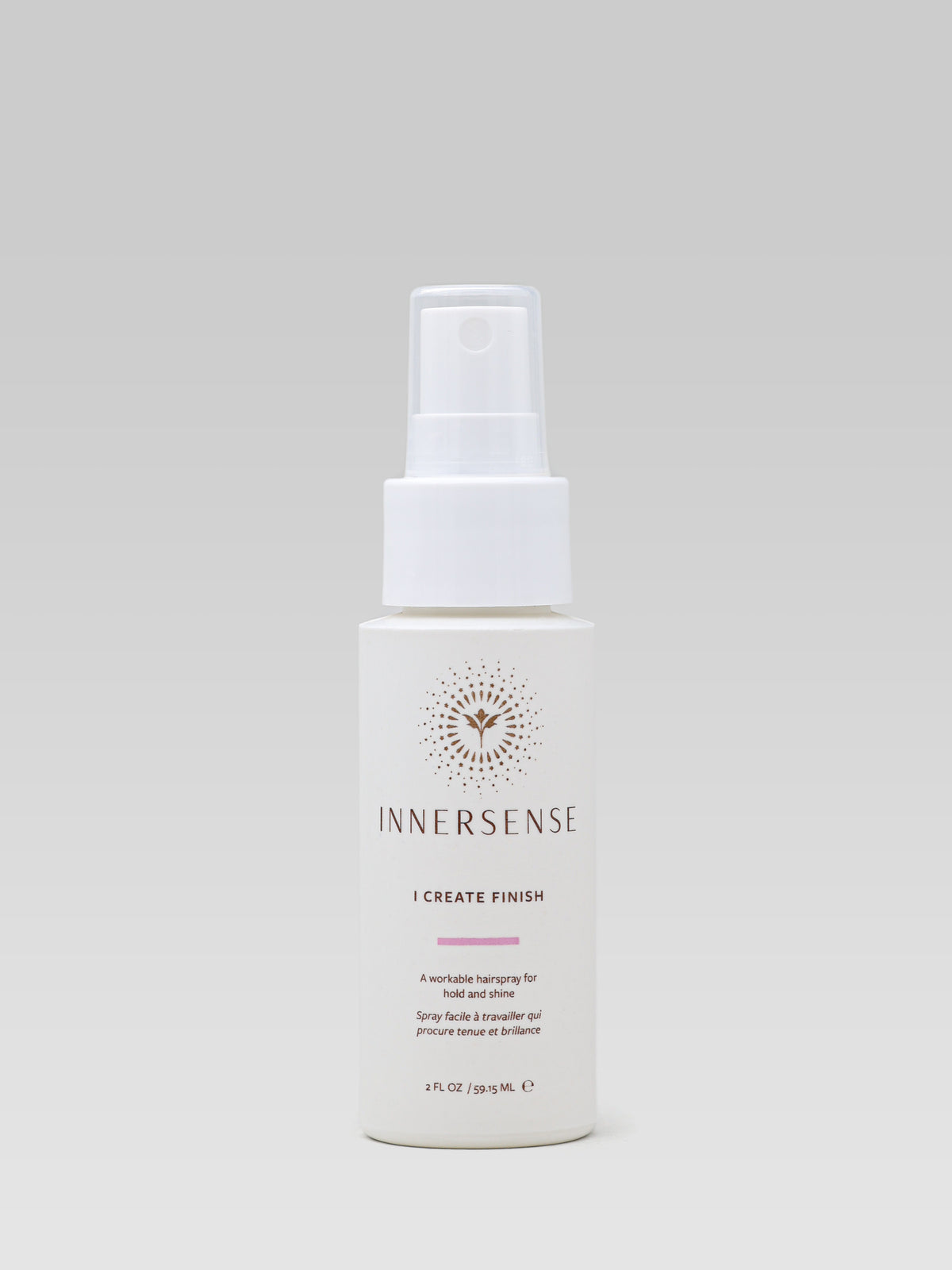 INNERSENSE I Create Finish hairspray for flexible hold and shine travel size