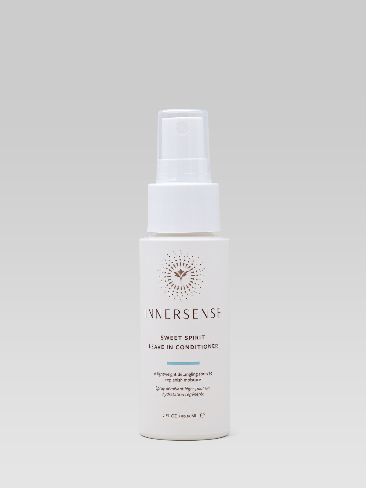 INNERSENSE Sweet Spirit Leave-In Conditioner detangling spray for lightweight moisture travel size