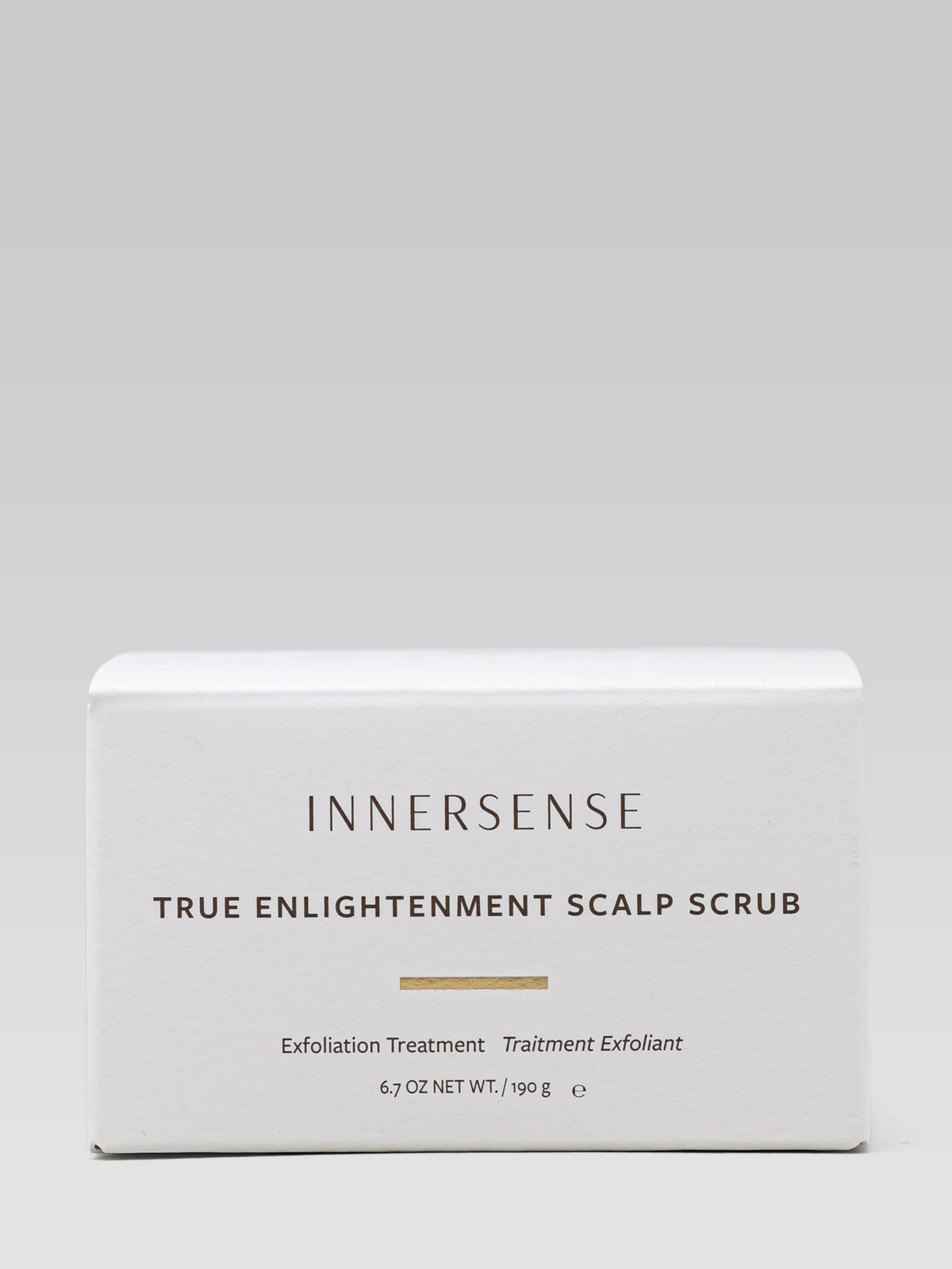 INNERSENSE True Enlightenment Scalp Scrub exfoliating scalp treatment packaging