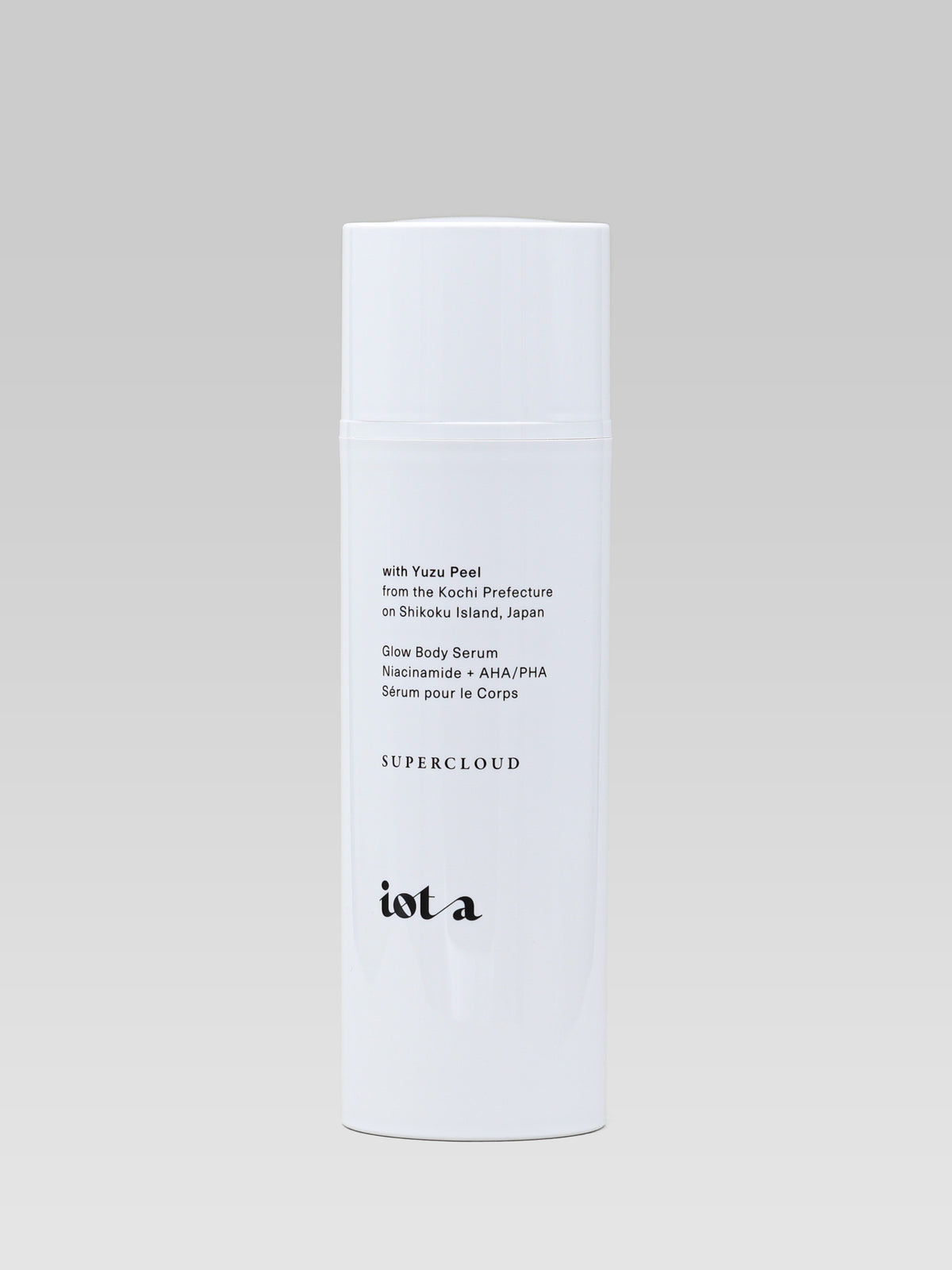 IOTA Supercloud+ Body Serum with Yuzu Peel for brightening and smooth-looking skin