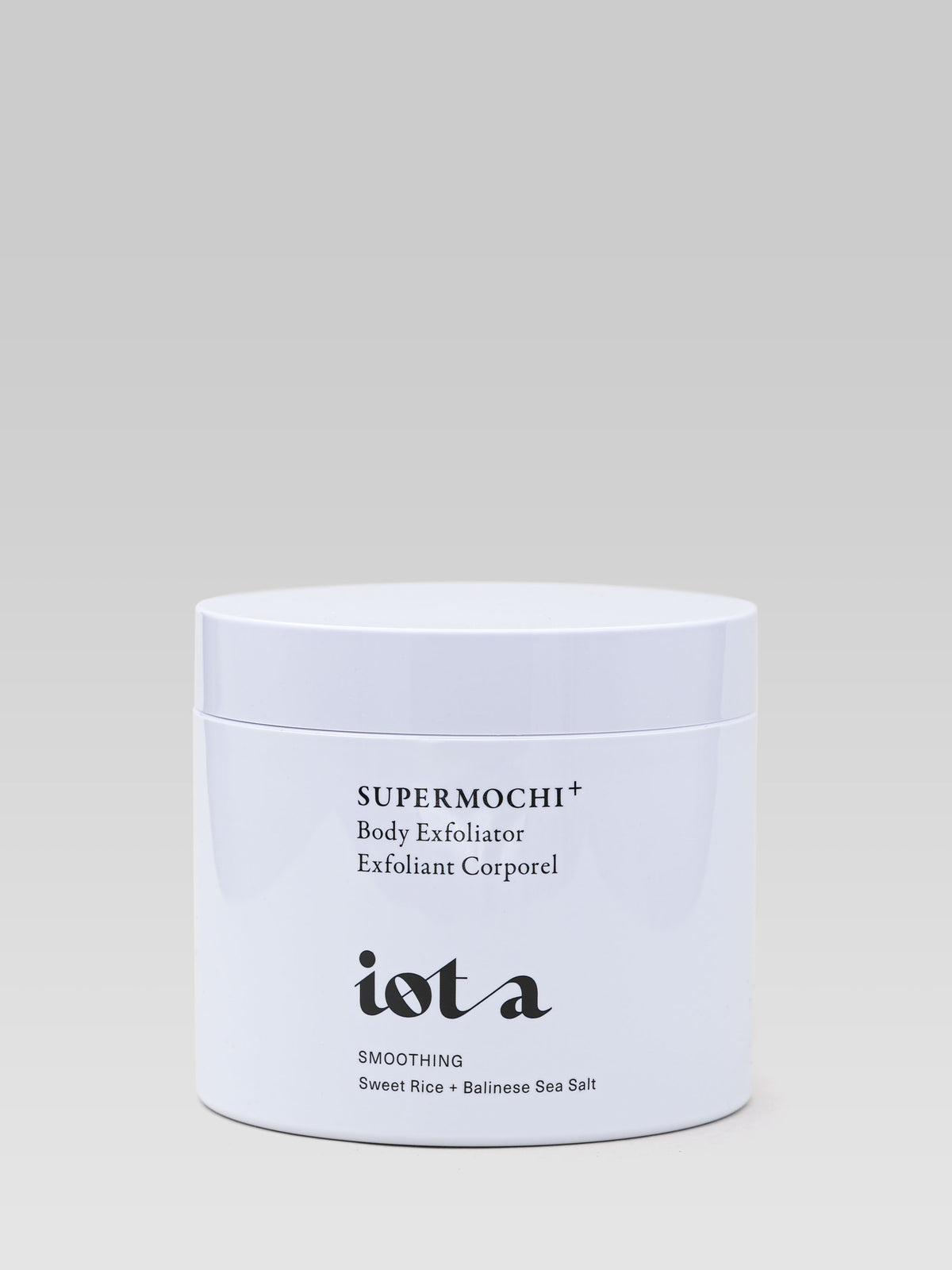 IOTA Supermochi+ Body Exfoliator with sweet rice and Balinese sea salt