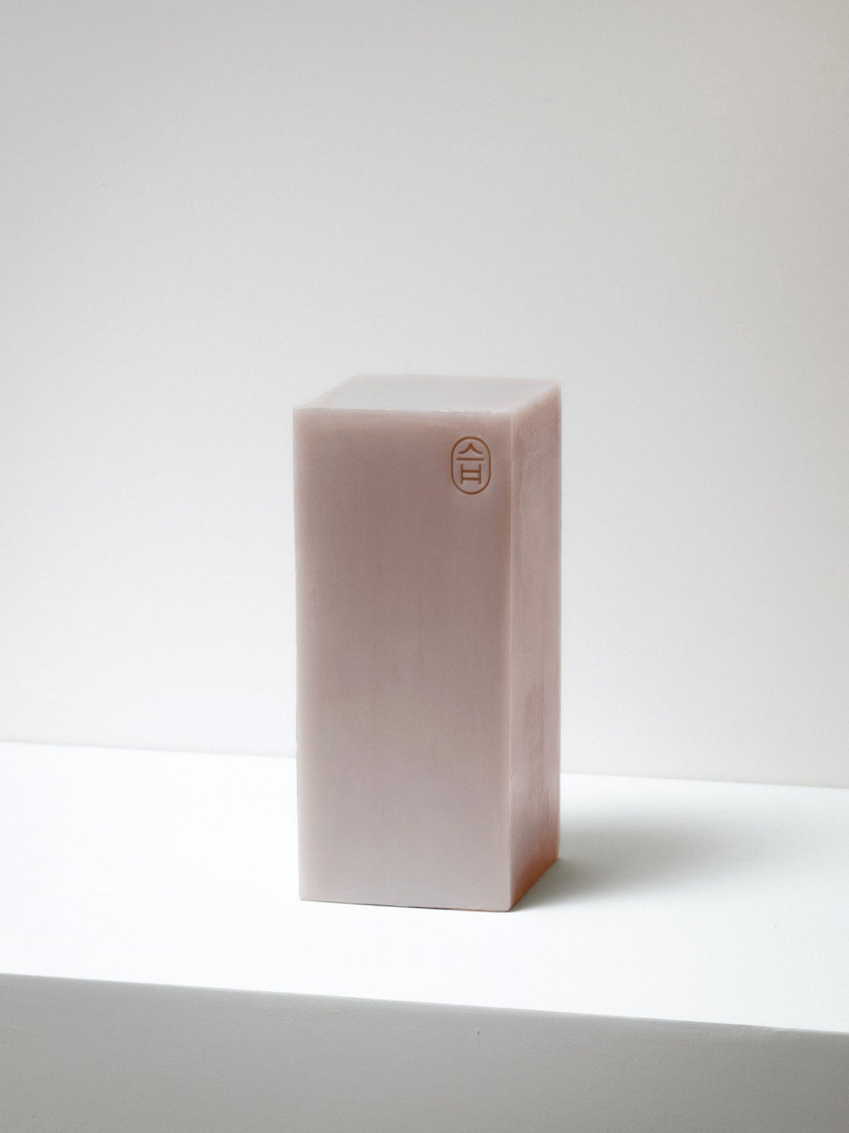 JJIMJIL Black Rice Milk Soap pink packaging shown from a side angle