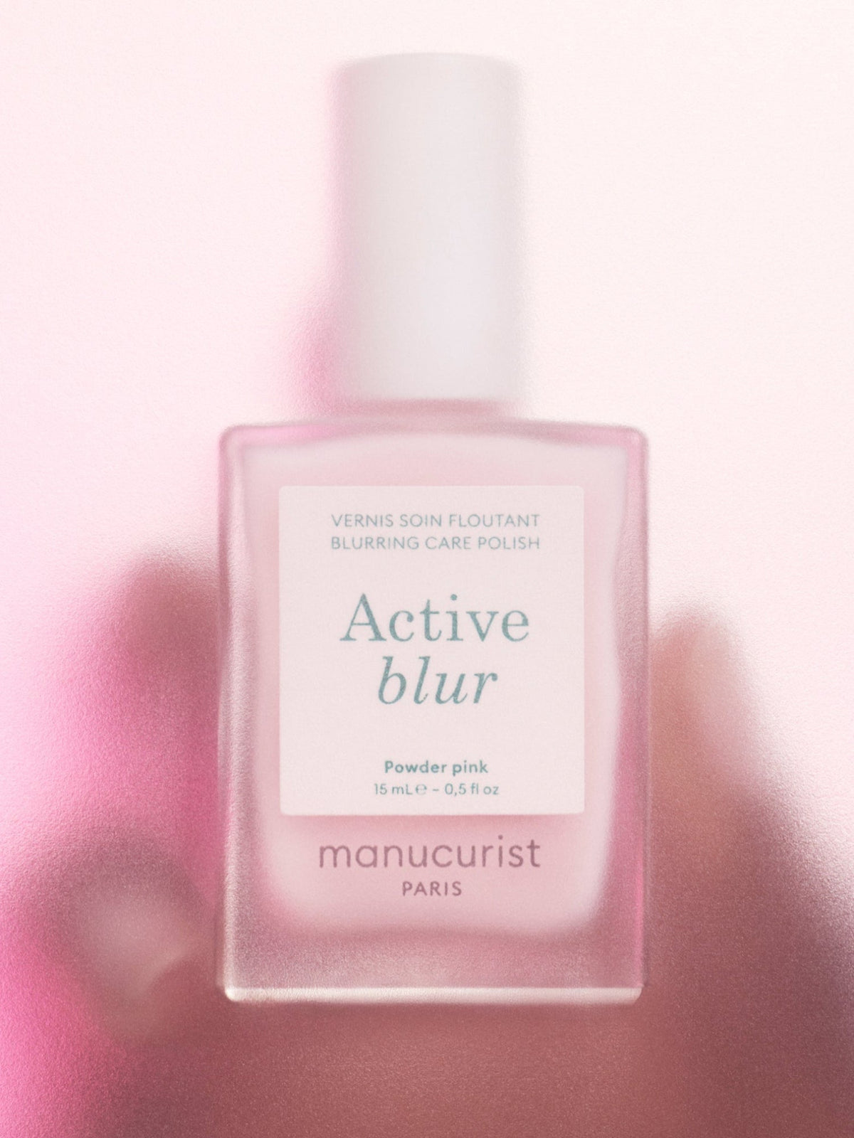 Manucurist Active Blur Powder Pink blurring care nail polish 15 ml