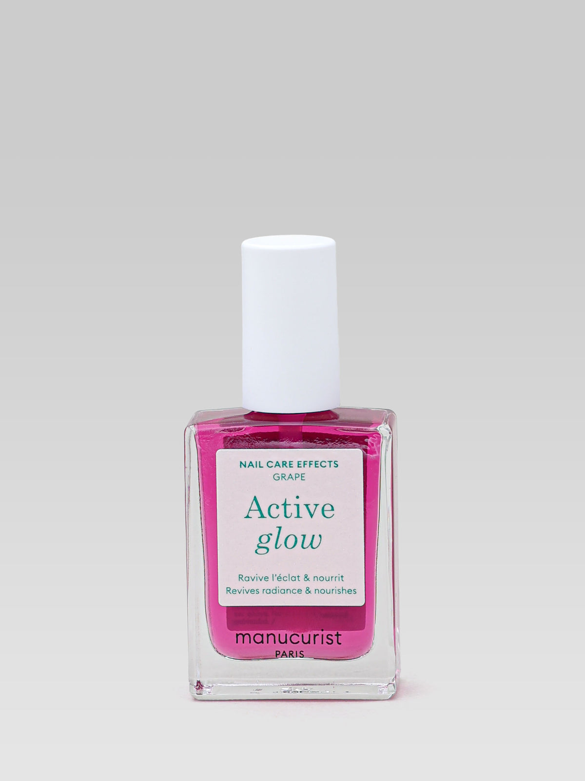 MANUCURIST Active Glow Grape nail care treatment for radiant and nourished nails