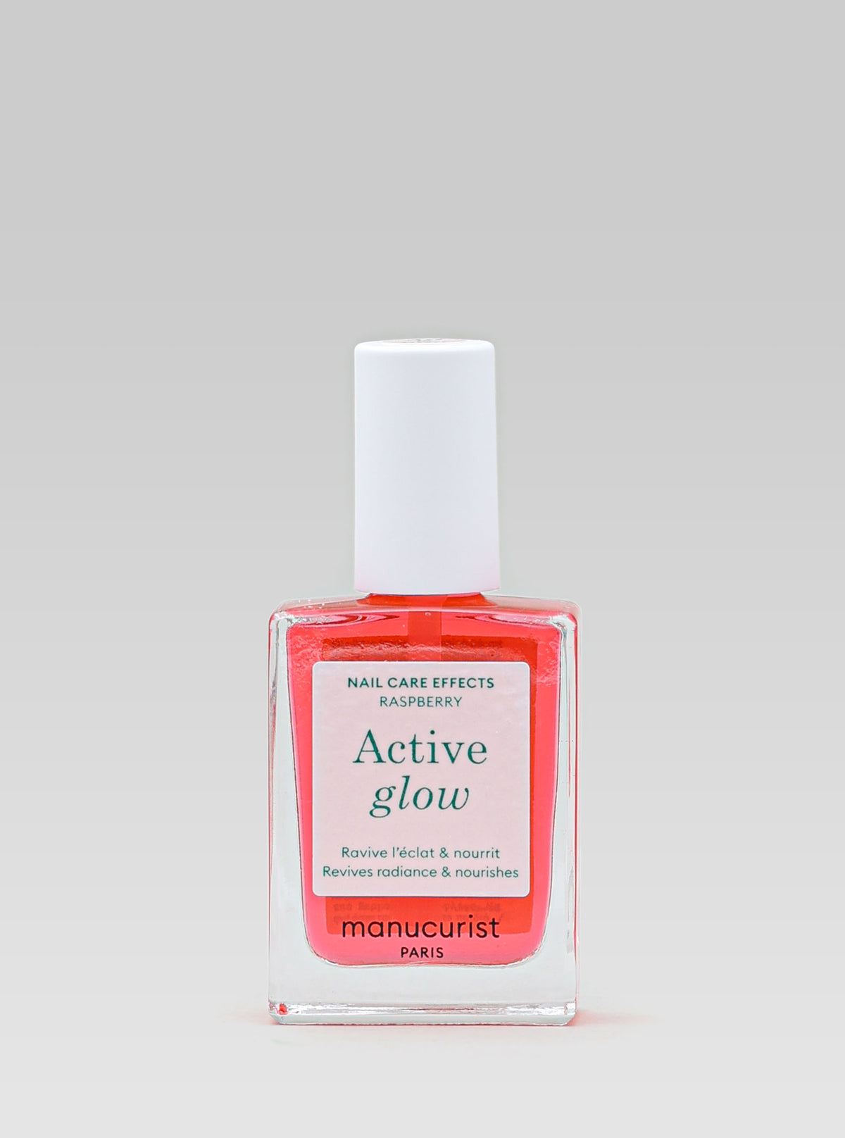 MANUCURIST Active Glow™ Raspberry nail care treatment for radiant, nourished nails