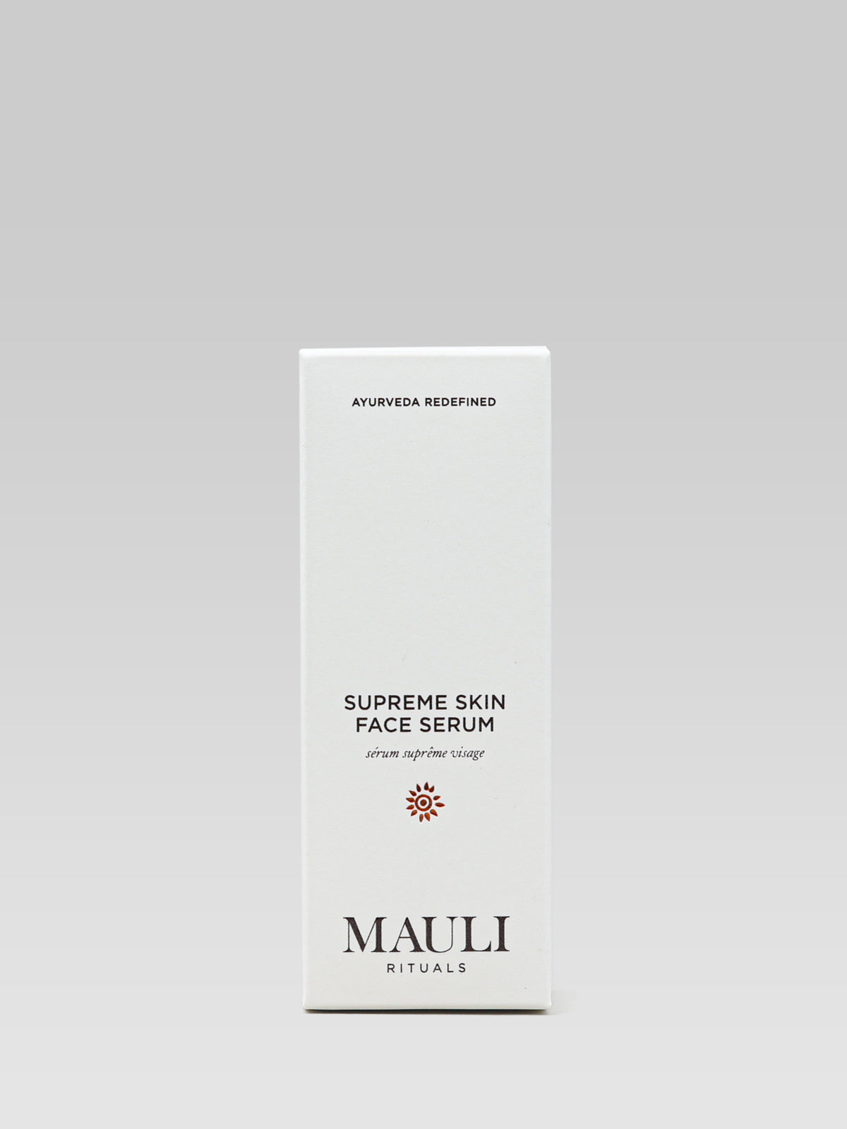 MAULI Supreme Skin Face Serum packaging