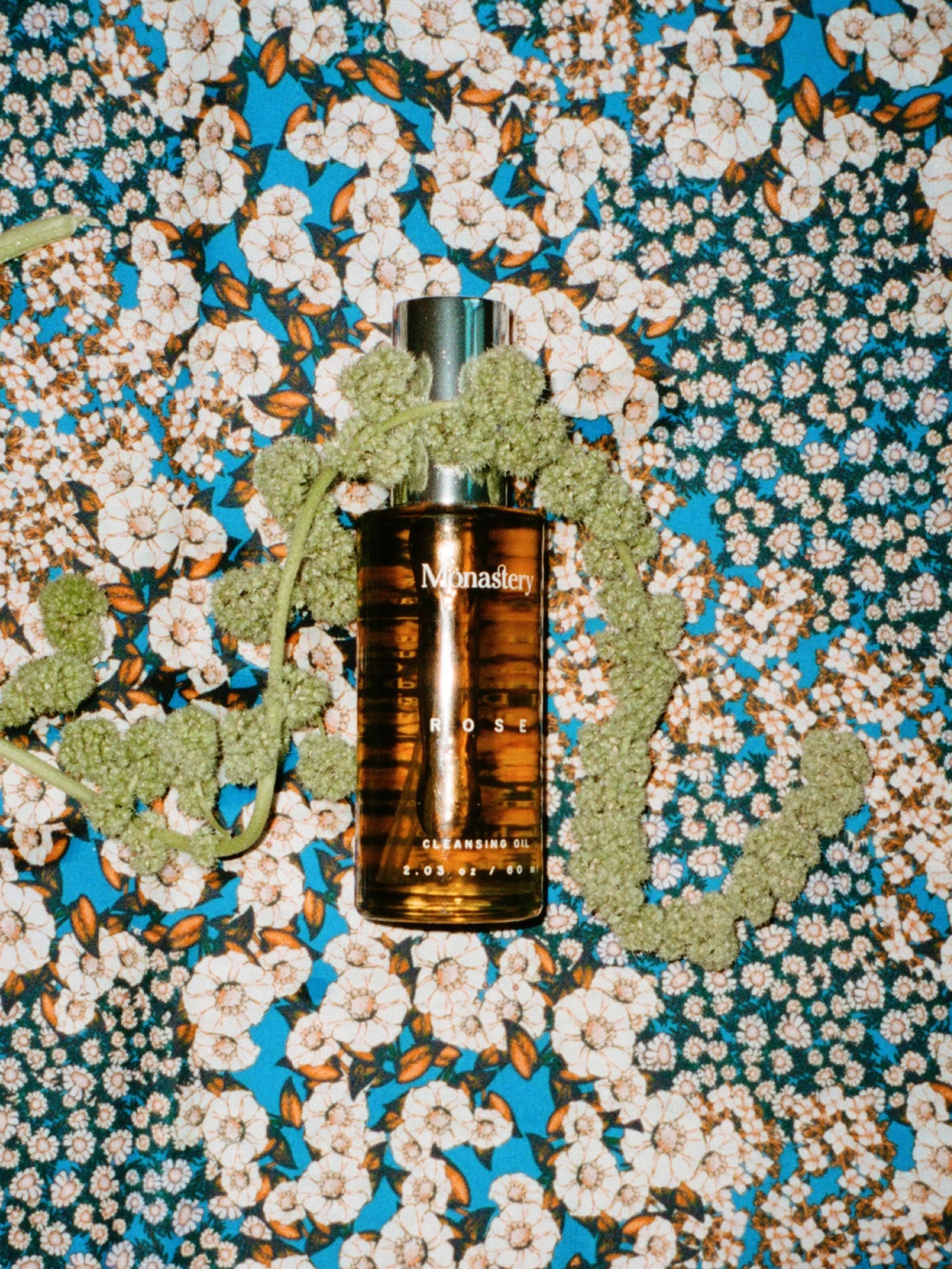 MONASTERY Rose Cleansing Oil model portrait