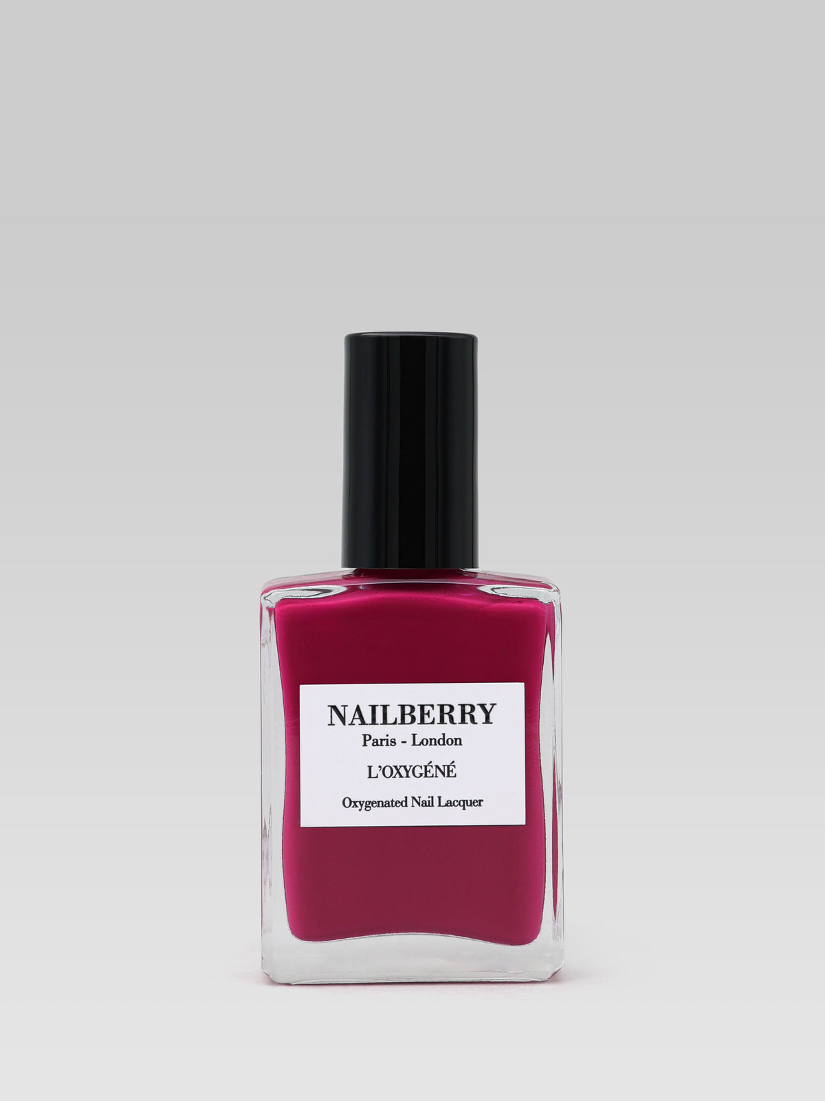 Nailberry L'Oxygéné Raspberry red nail polish