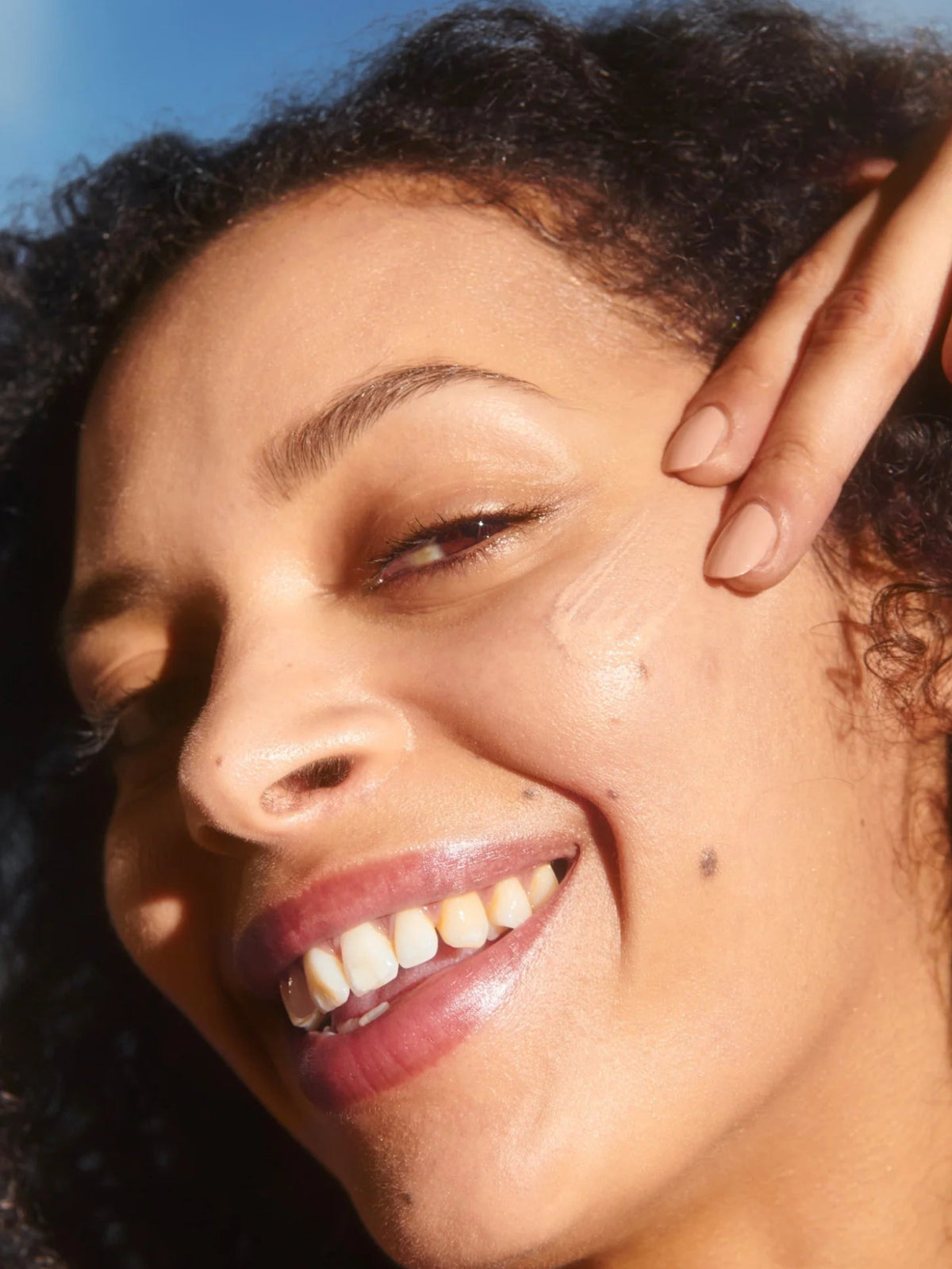 Pai British Summer Time Glow SPF 30 sunscreen applied to face