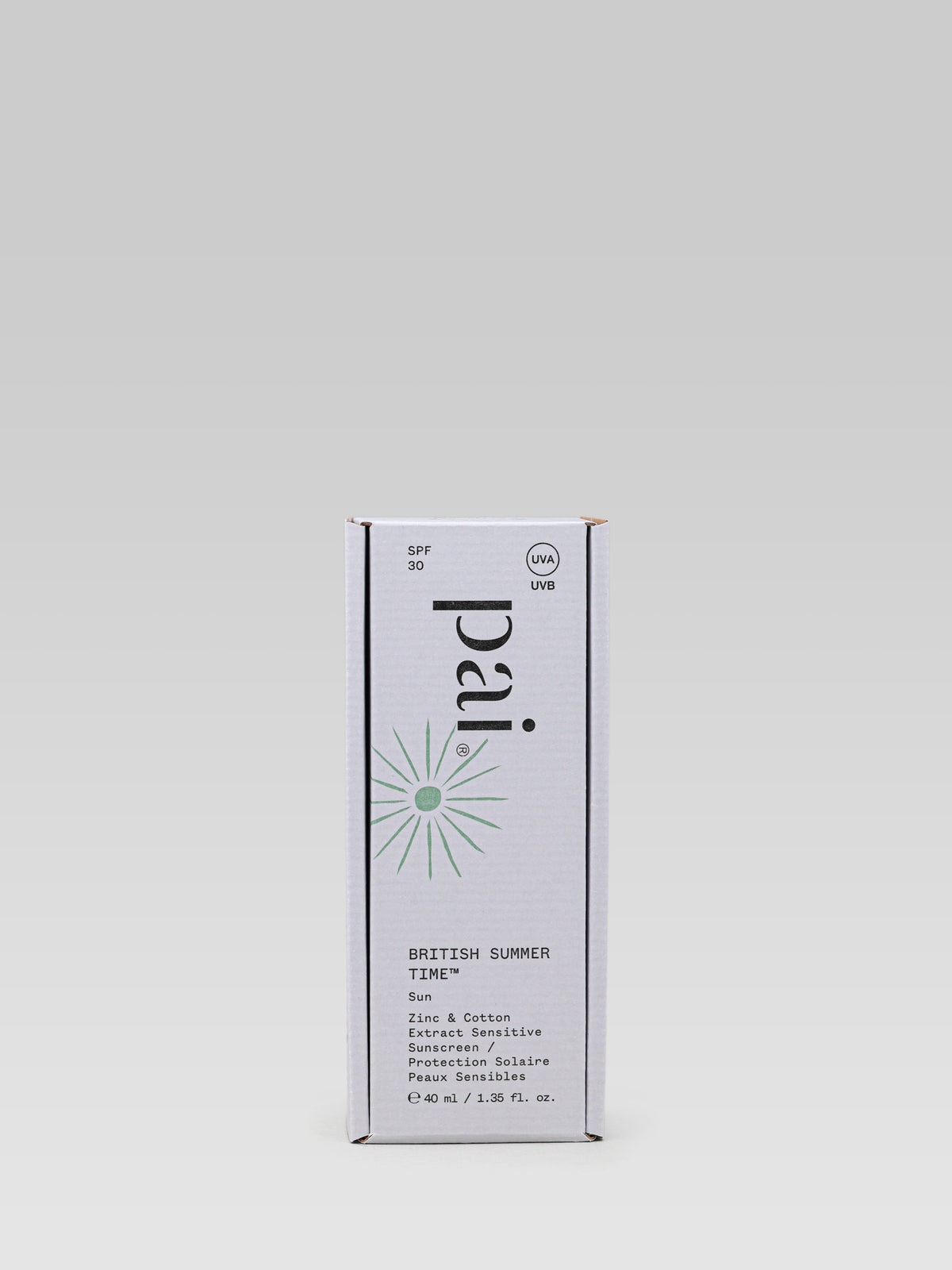 PAI British Summer Time Sunscreen SPF 30 product packaging