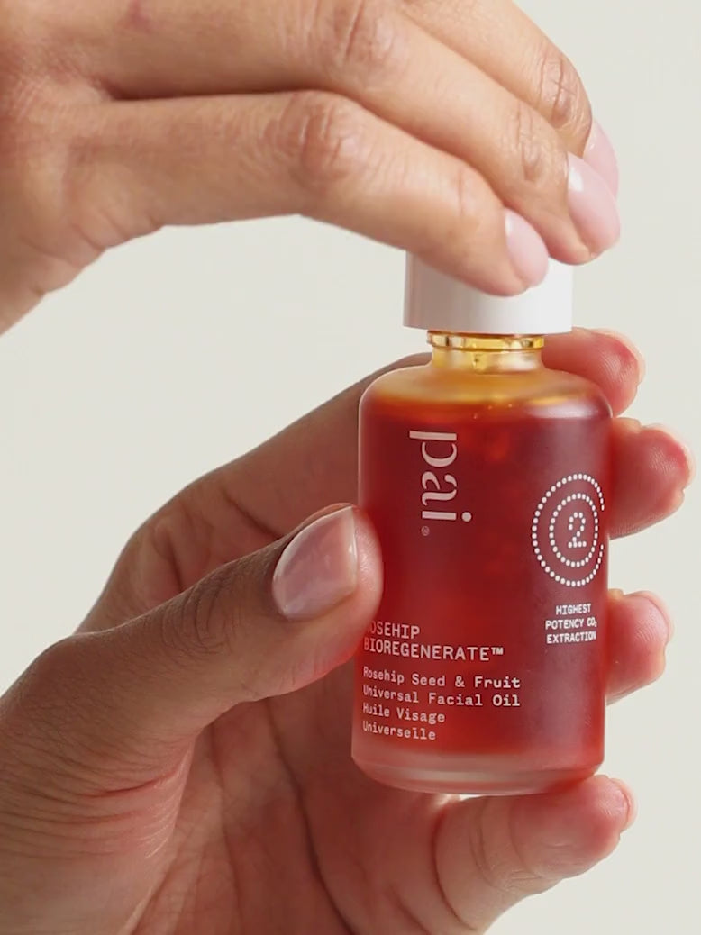 PAI Skincare Rosehip BioRegenerate Oil facial oil application