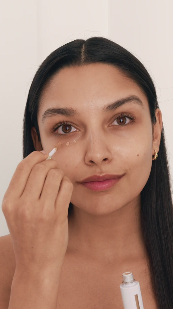 WESTMAN ATELIER Vital Skincare Concealer in Atelier M3 being applied
