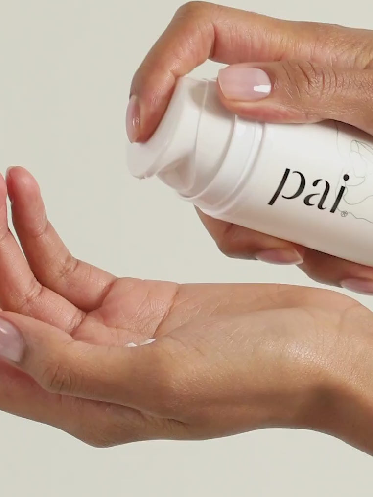 PAI Skincare Middlemist Seven Gentle Cream Cleanser used to cleanse the face