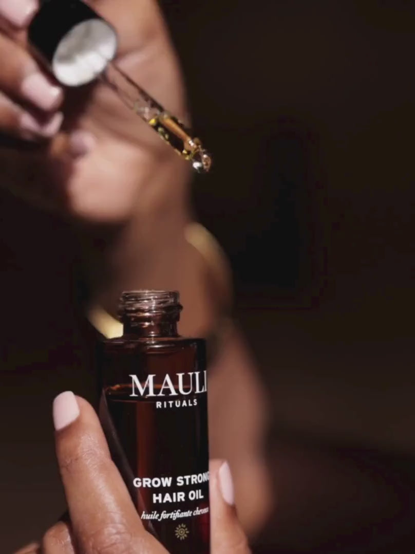 MAULI Grow Strong Hair Oil Application Video