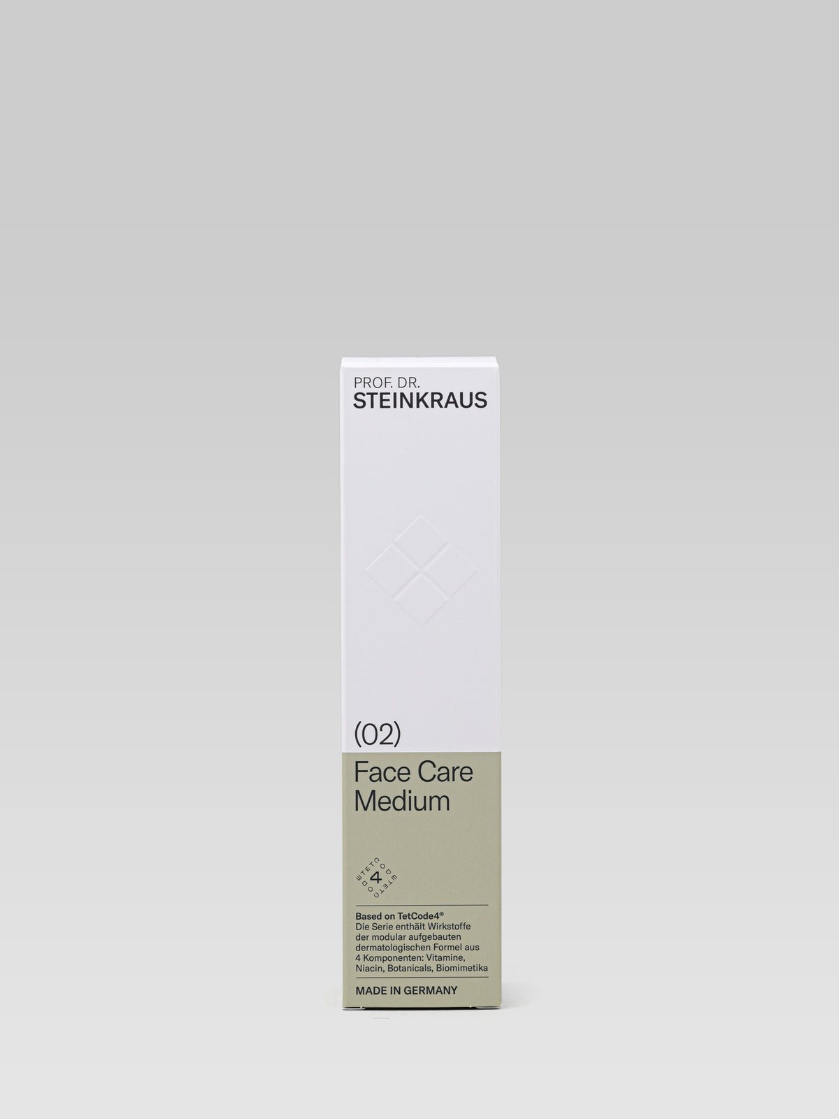PROF. DR. STEINKRAUS Face Care Medium product packaging