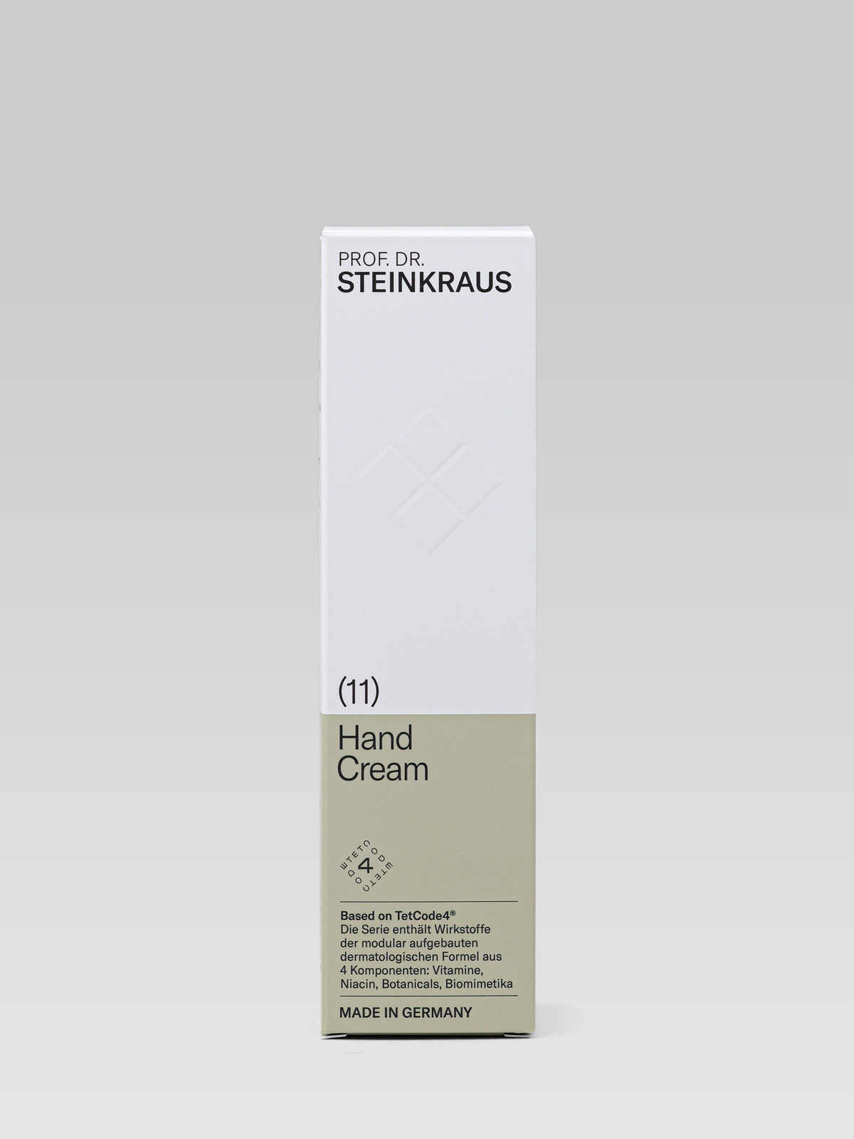 PROF. DR. STEINKRAUS Hand Cream packaging