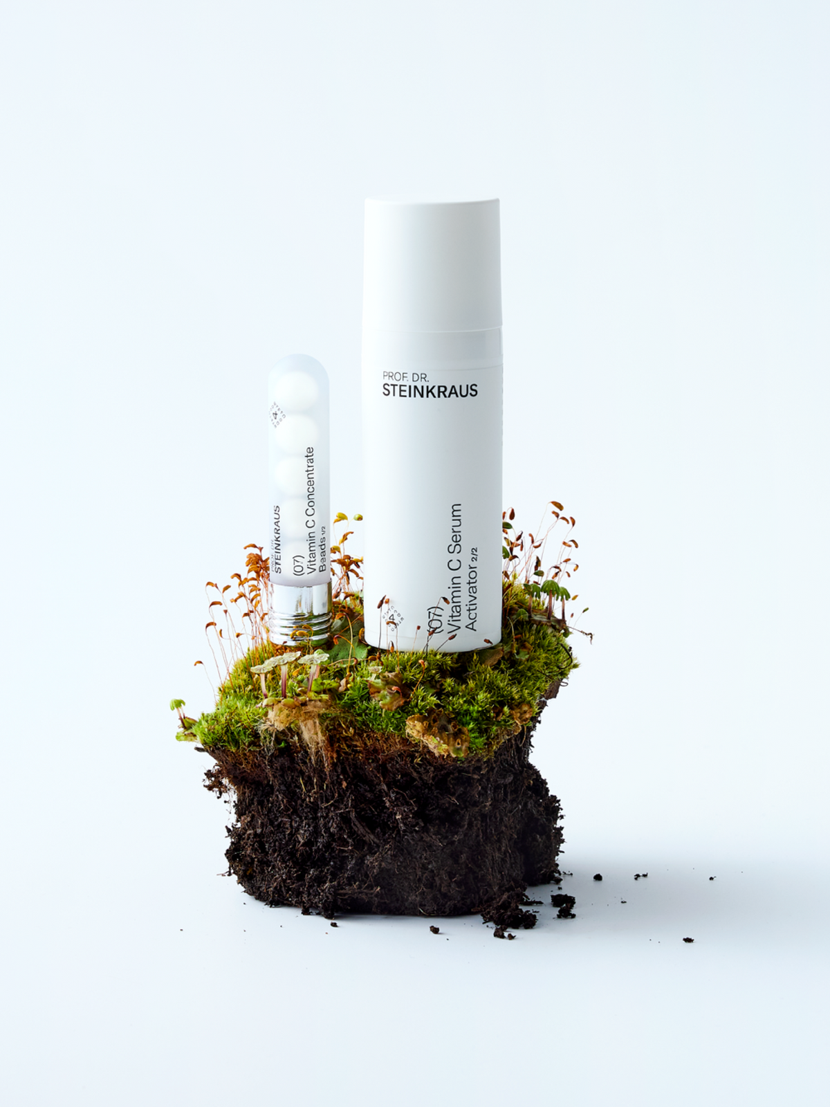 PROF. DR. STEINKRAUS Vitamin C Serum with moss and natural greenery