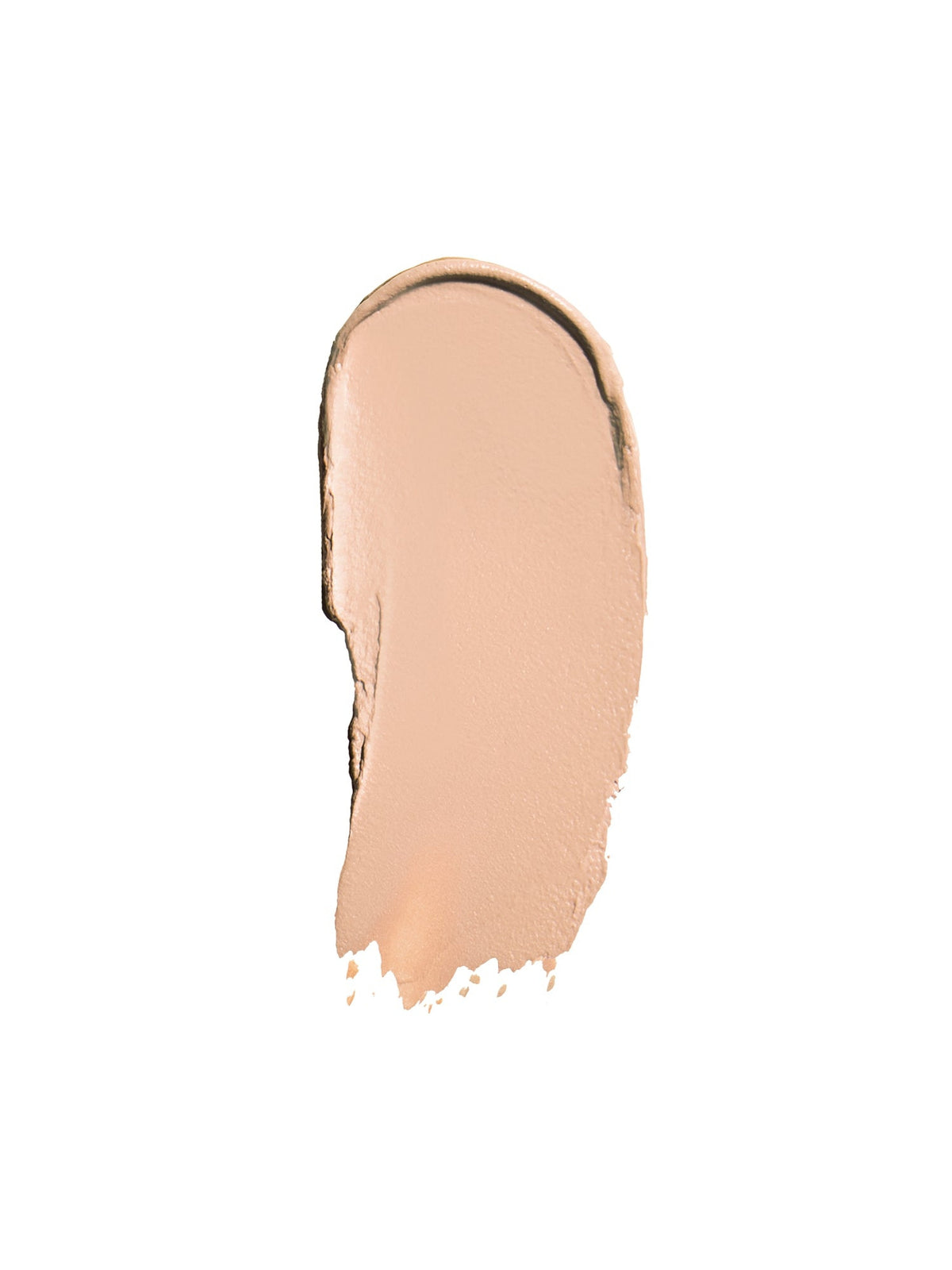 Swatch of RMS Beauty Cashmere Matte Eyelights in Tundra Taupe showing its warm beige taupe shade